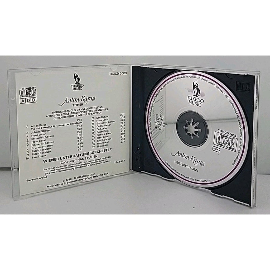 Anton Karas: ZITHER [Viennese Operettas] (Tuxedo CD 1990)