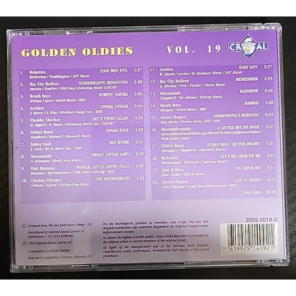 Golden Oldies Vol. 19 (CD)