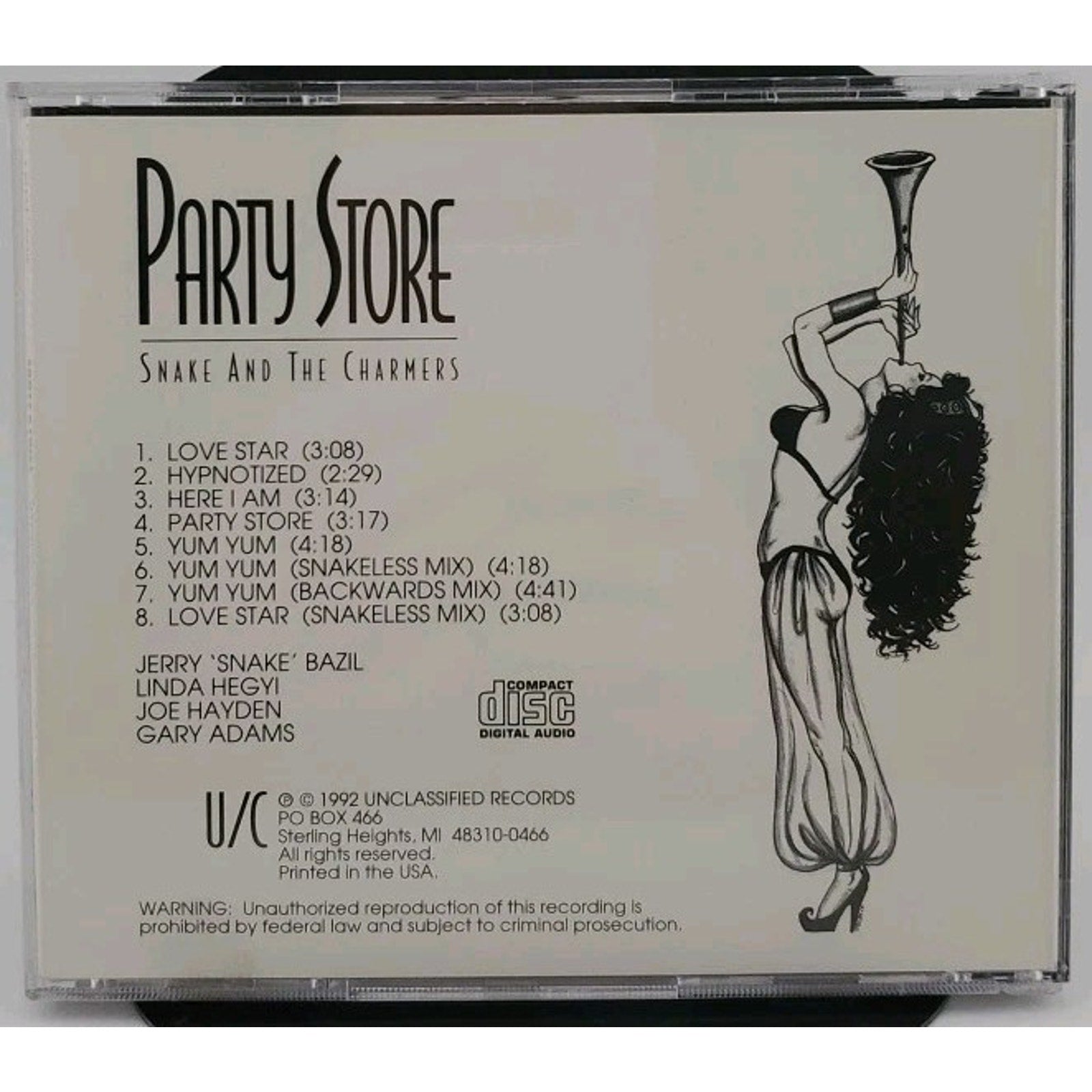 Snake And The Charmers - Party Store (CD 1992)