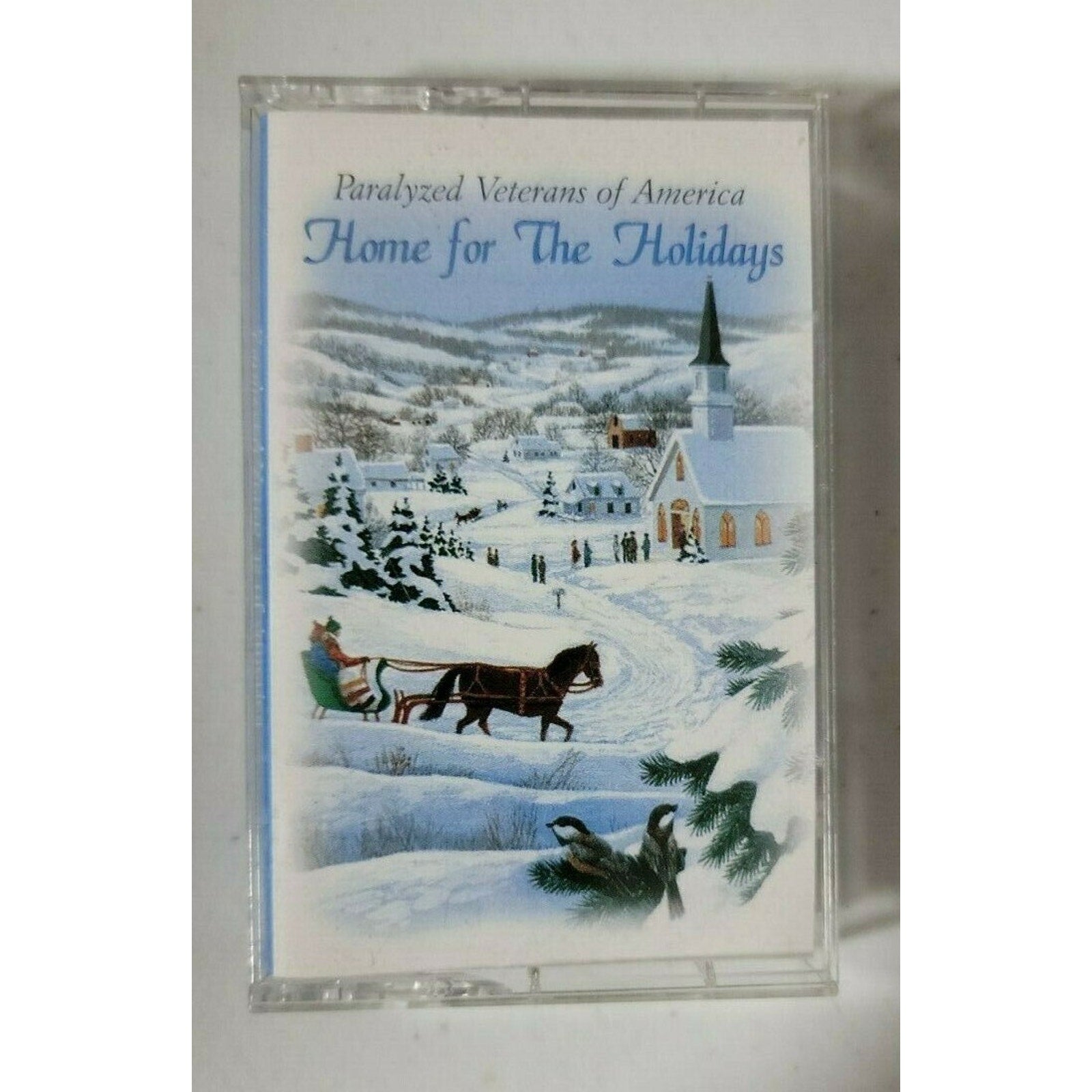 Home for the Holidays Paralyzed Veterns of America Vintage Cassette Tape in Case