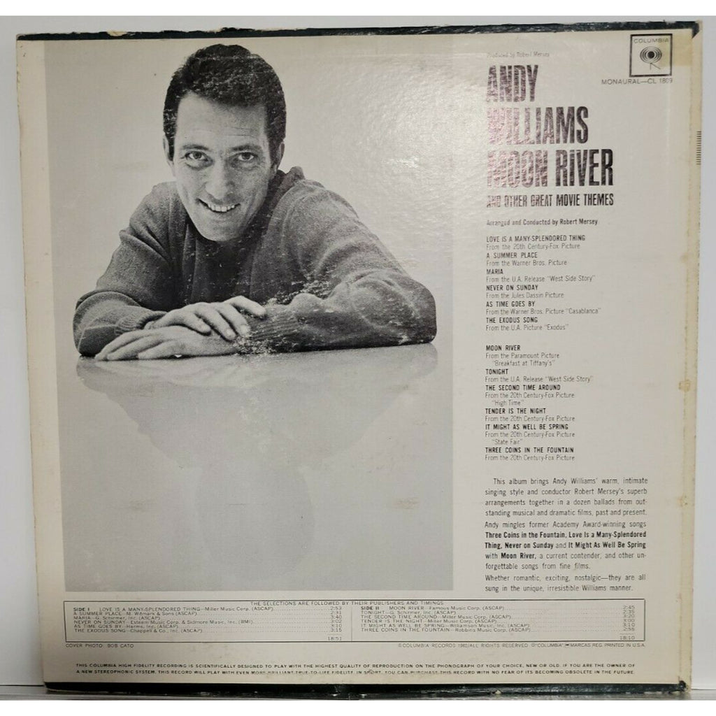 Andy Williams – Moon River And Other Great Movie Themes (Vinyl)