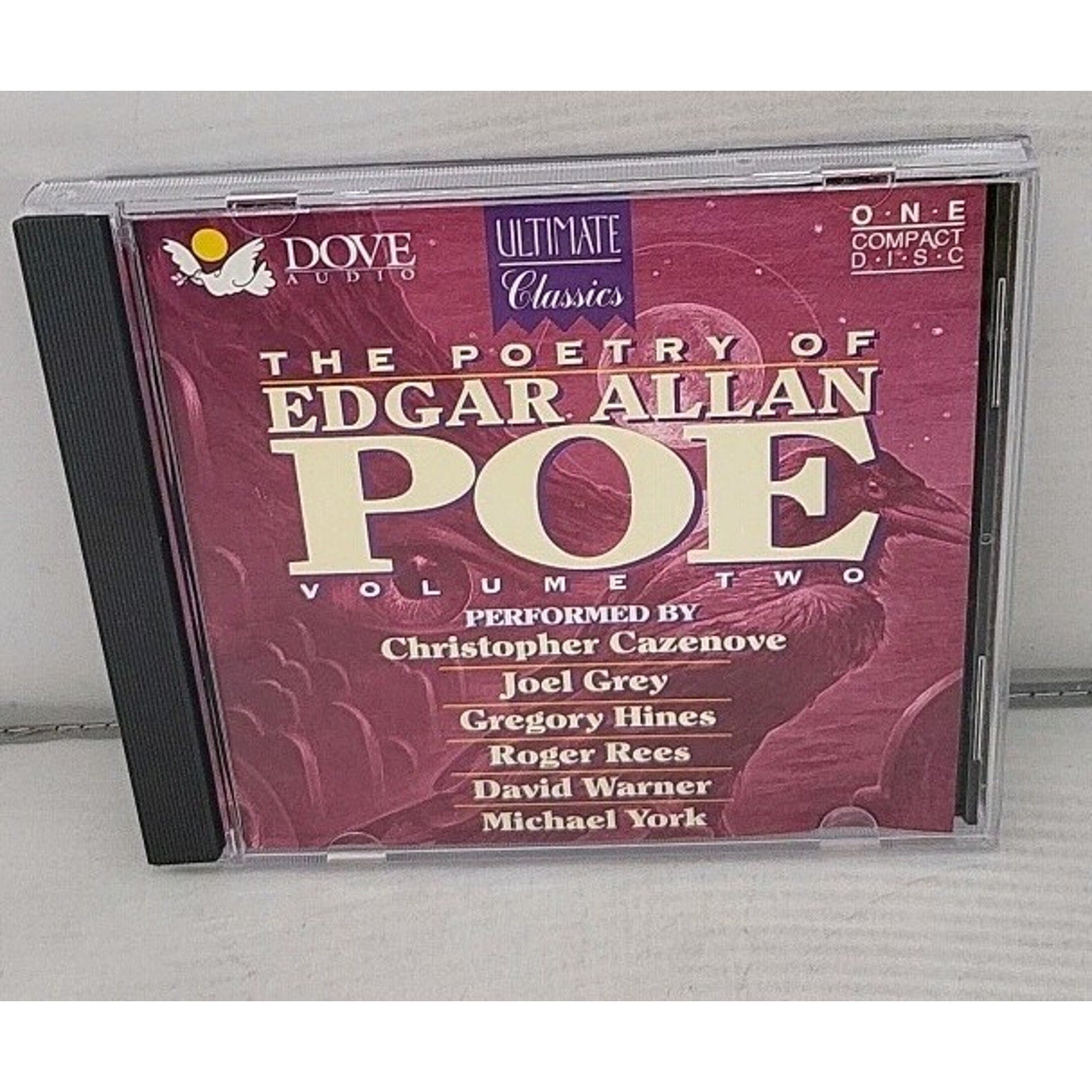 The Poetry of Edgar Allan Poe, Vol. 2 - New 27 Track CD, Read -Famous Actors