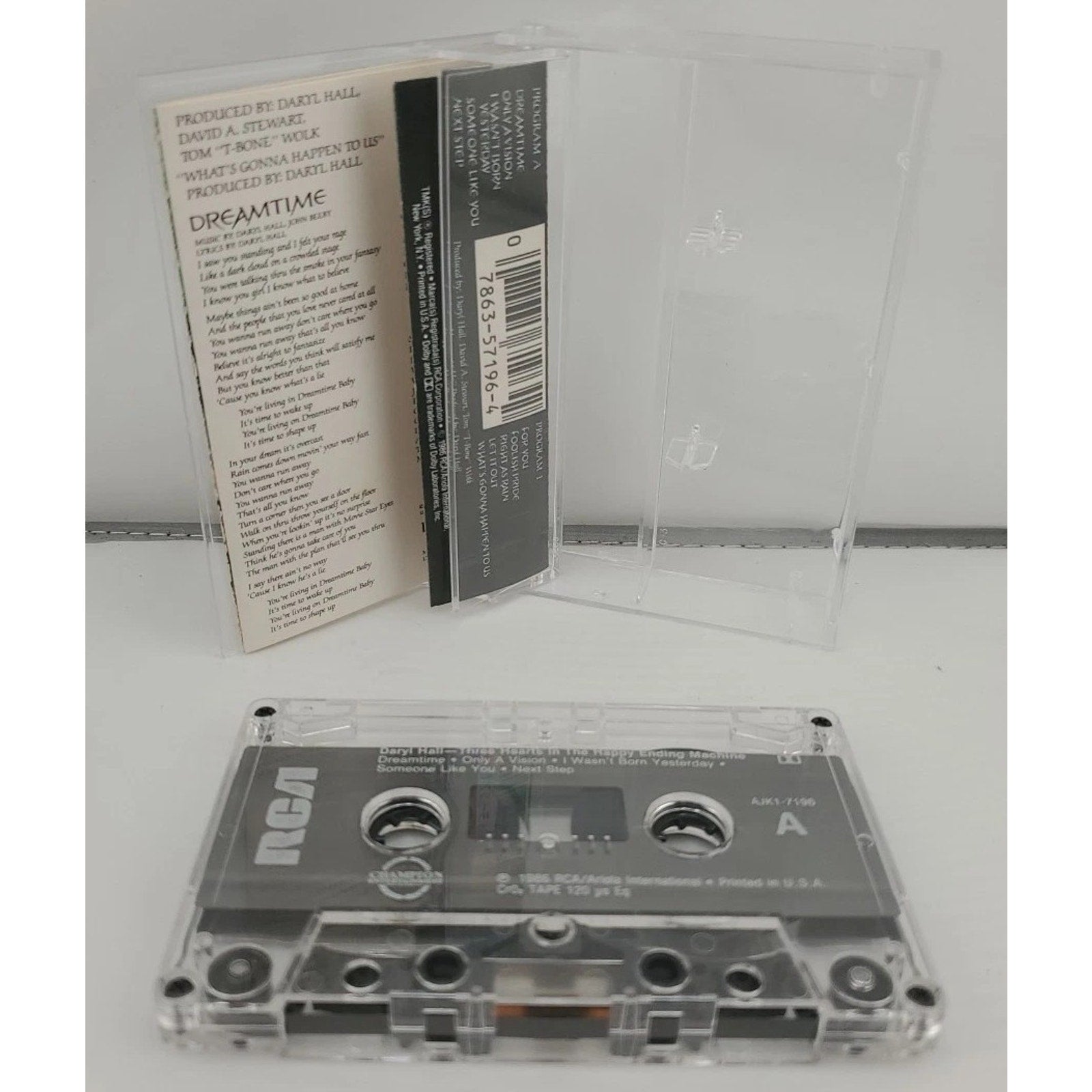 Daryl Hall Three Hearts In The Happy Ending Machine (Cassette 1986)