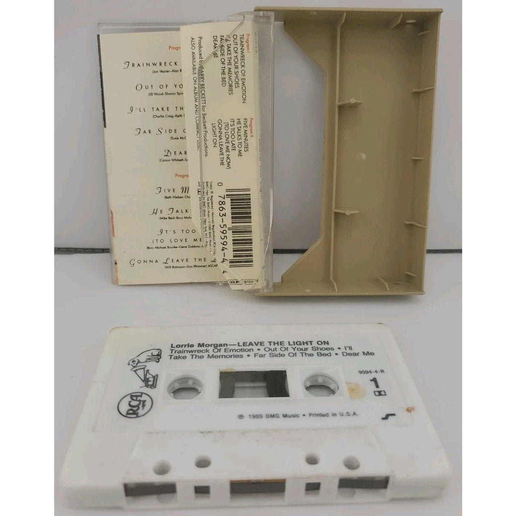 Leave the Light On by Lorrie Morgan (Cassette, May-1989, RCA)