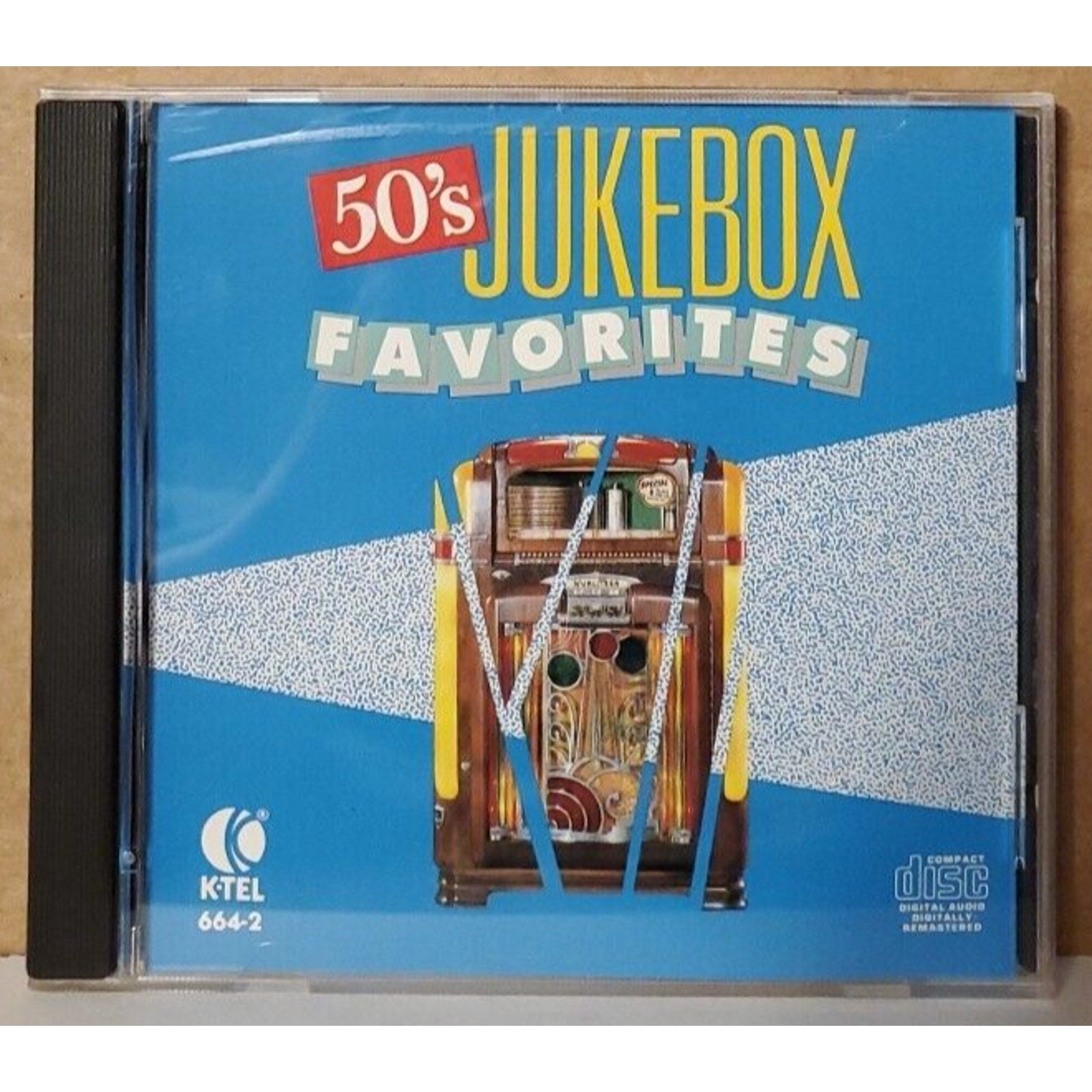 50S JUKEBOX FAVORITES (CD, 1988, K-Tel Distribution)