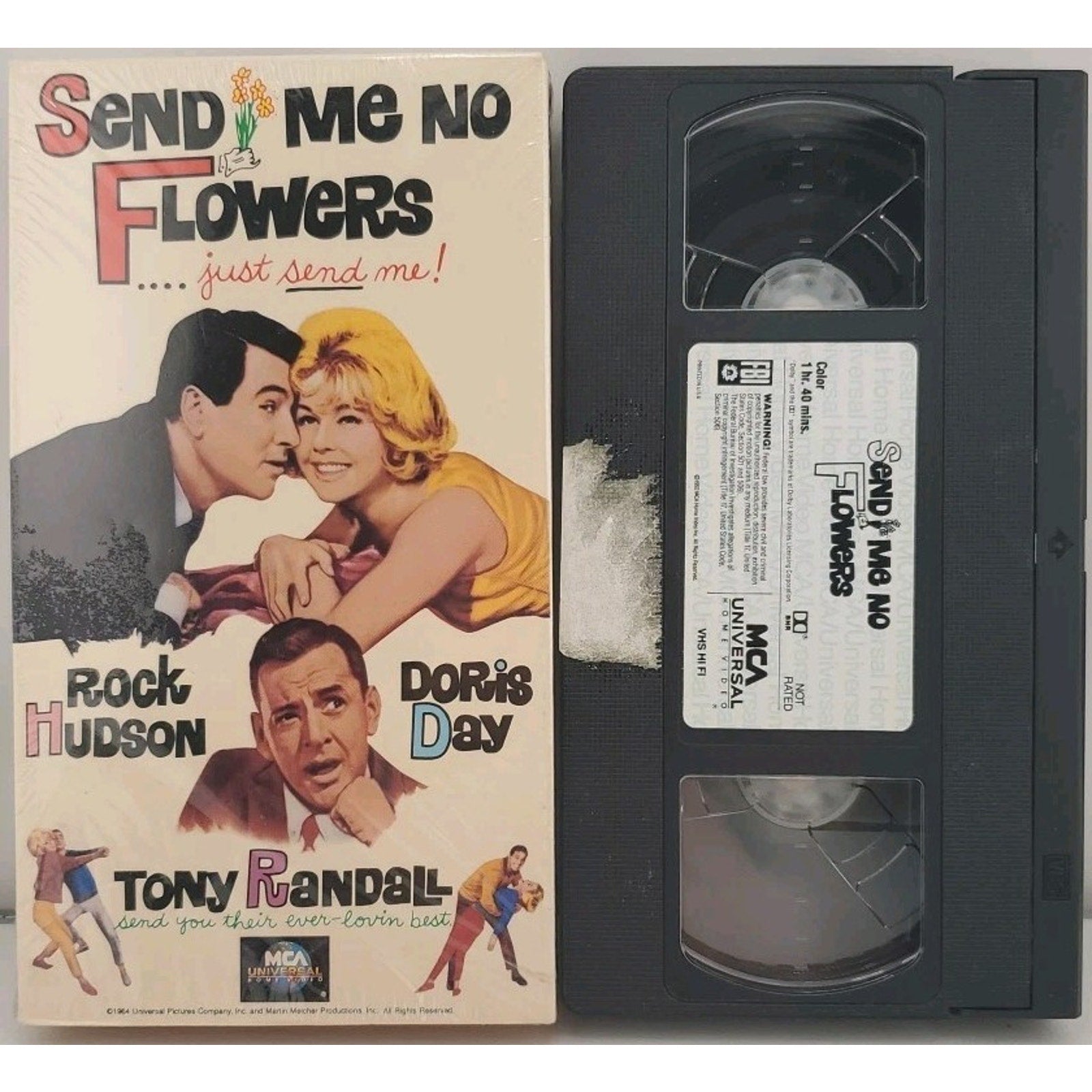 Send Me No Flowers 1964 Film (VHS, 1992)