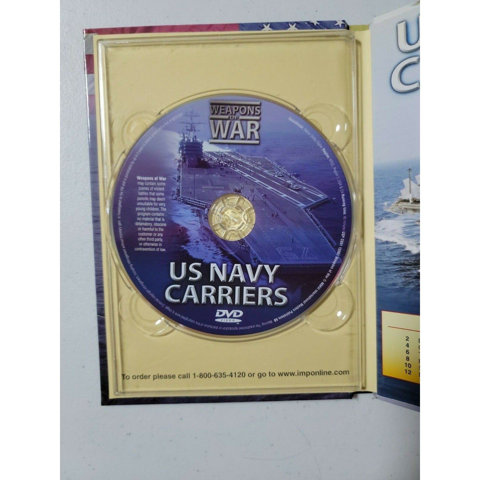 Us Navy Carriers Weapons Of War (DVD)