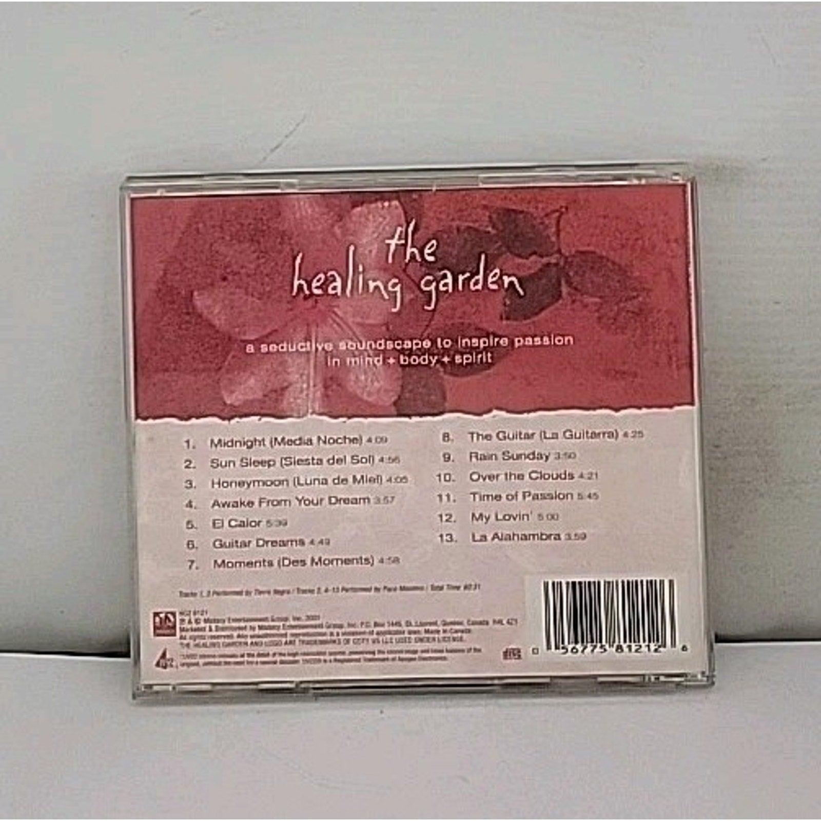 The Healing Garden Music: Sensuality by Various Artists (CD, Sep-2001, Madacy)
