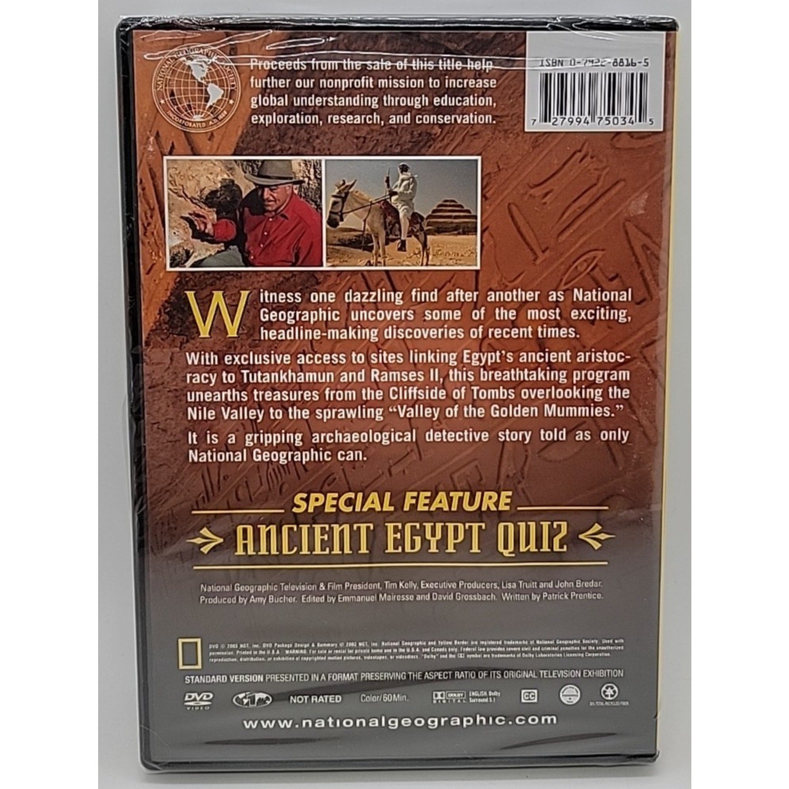 National Geographic - Egypt Eternal (DVD, 2002) *Brand New*