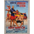 Baywatch - Movie Poster with Dwayne Johnson and Zac Efron