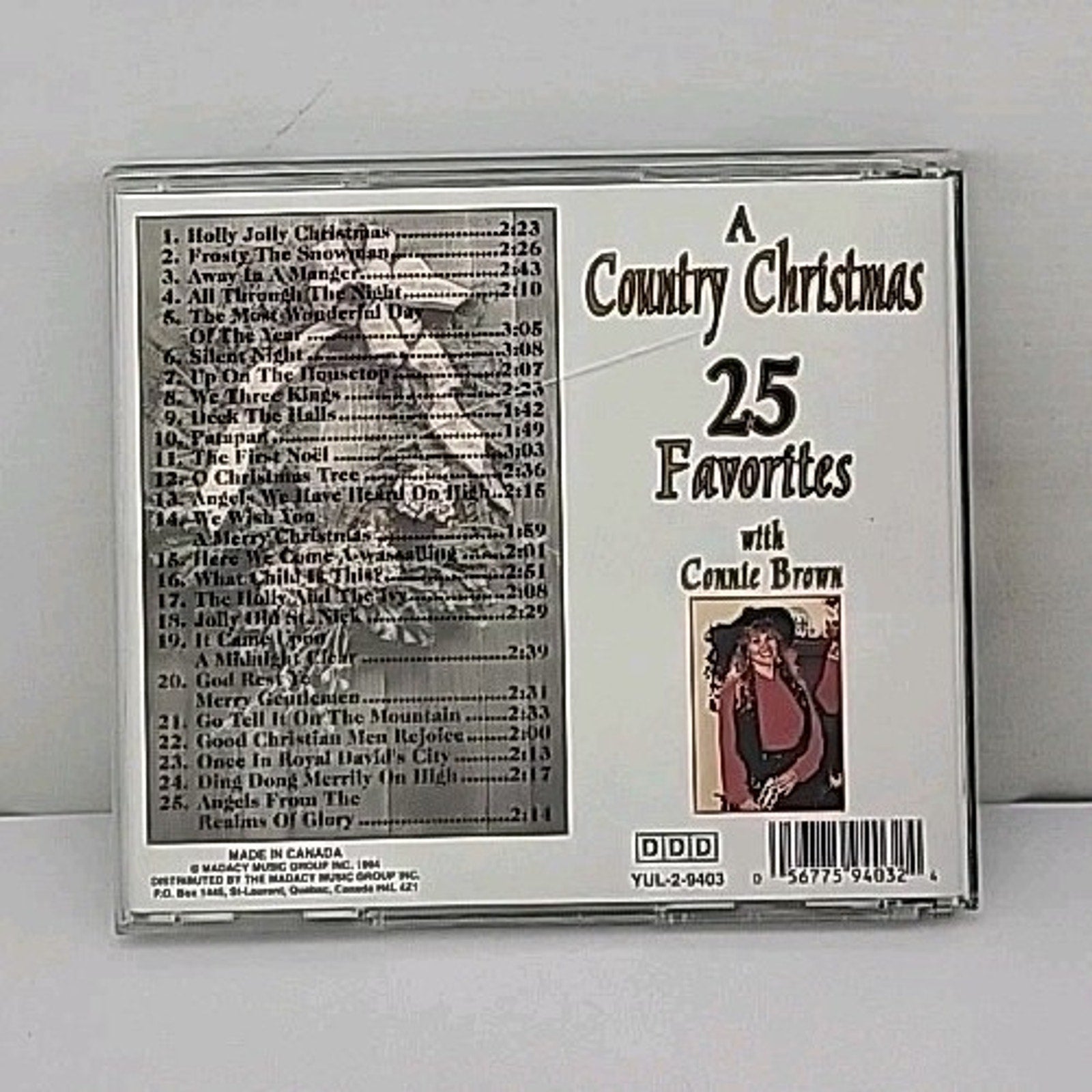 O) Country Christmas by Connie Brown (CD, 1994 Madacy Music)