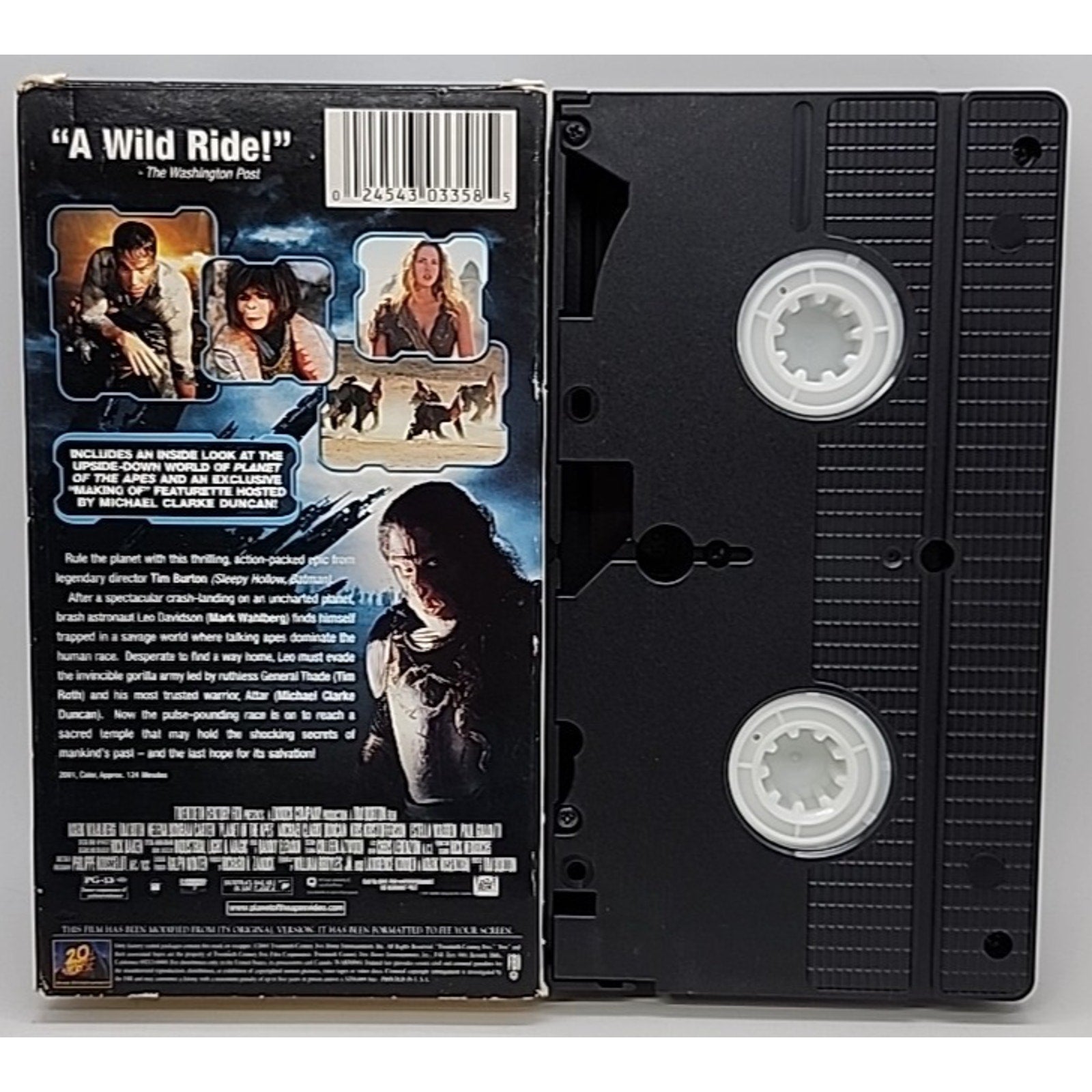 Planet of the Apes (2001) (VHS, 2001)