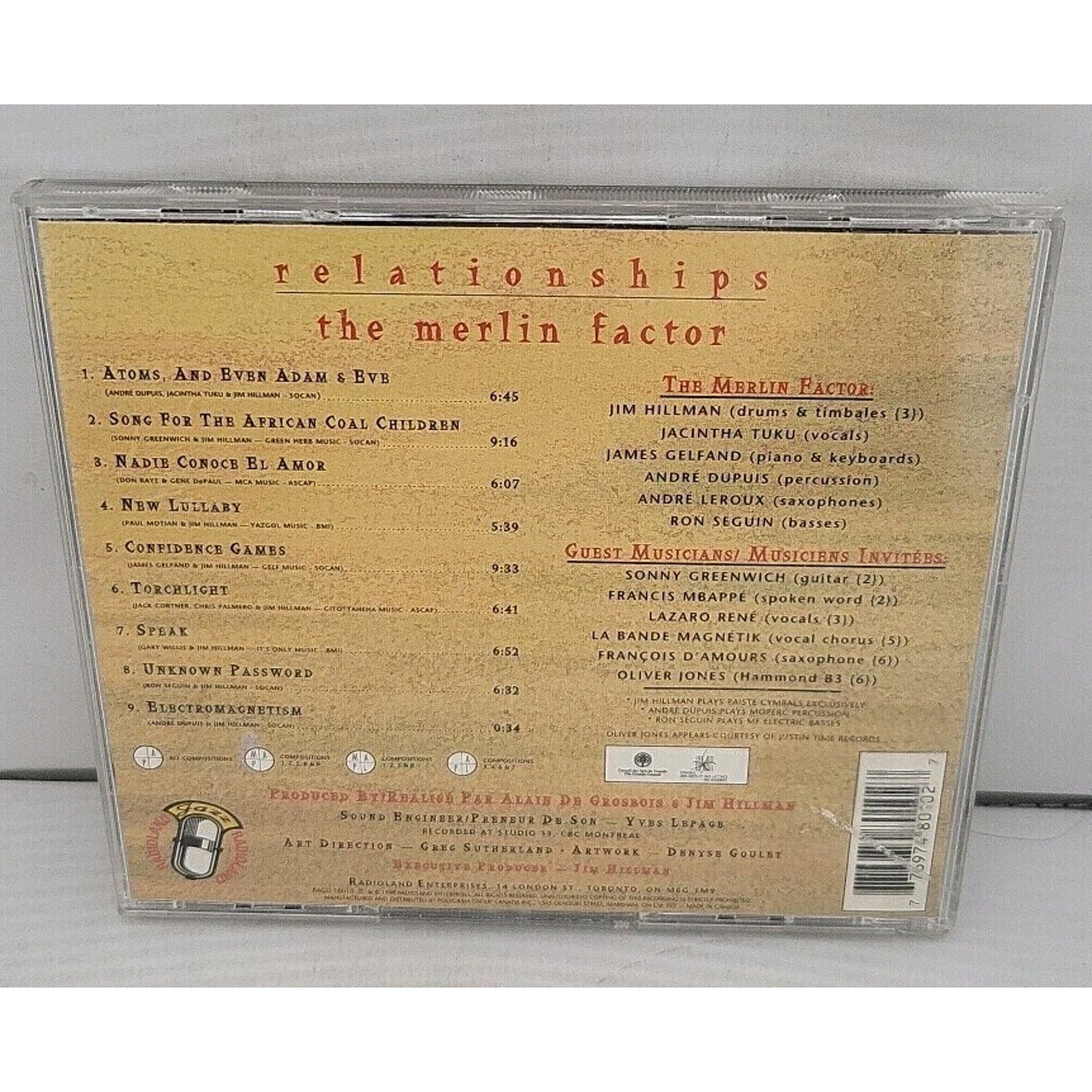 Relationships - The Merlin Factor CD