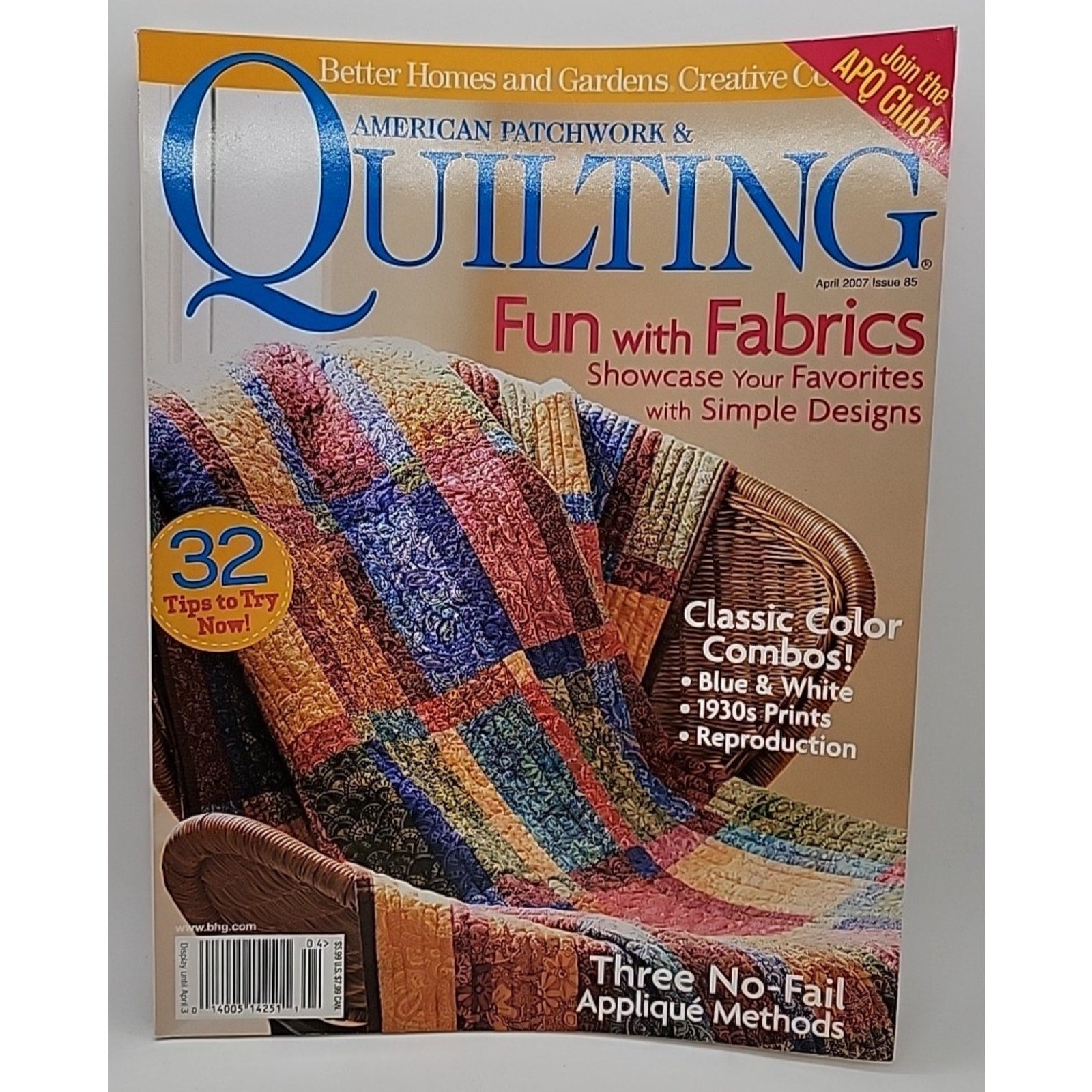 American Patchwork & Quilting Magazine April 2007