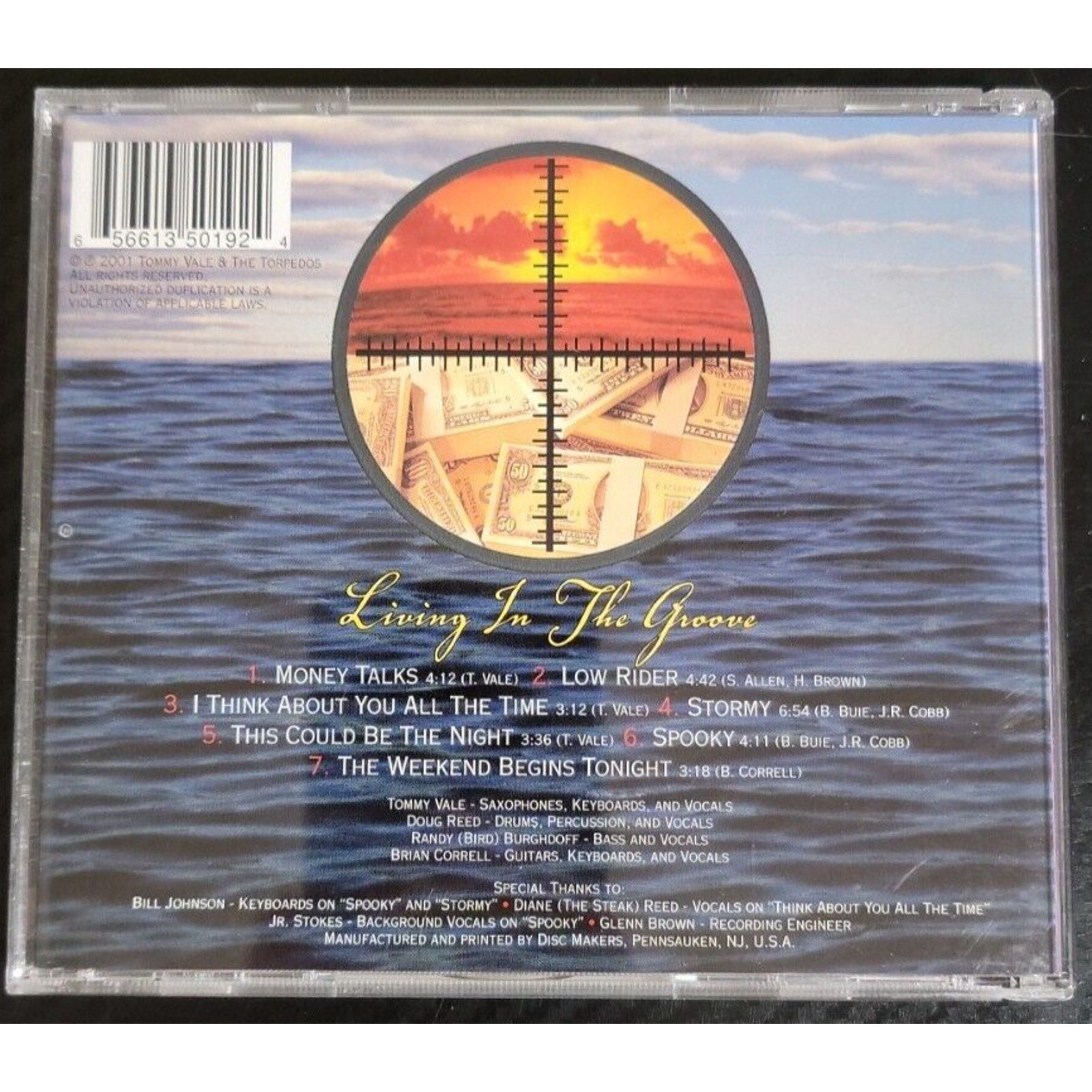 Tommy Vale and the Torpedos : Living in the Groove (CD)