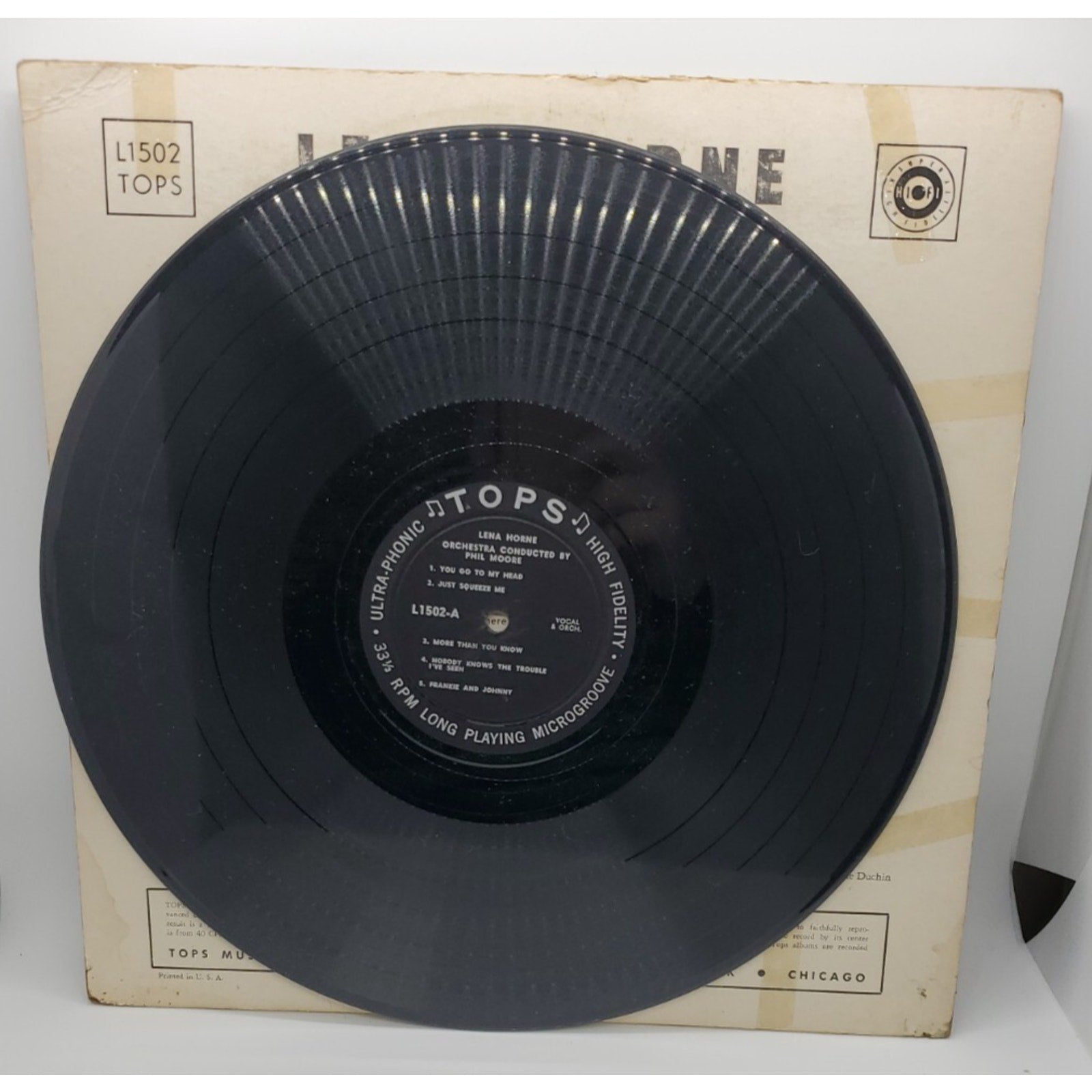 Lena Horne- Tops Records-L 1502-1958