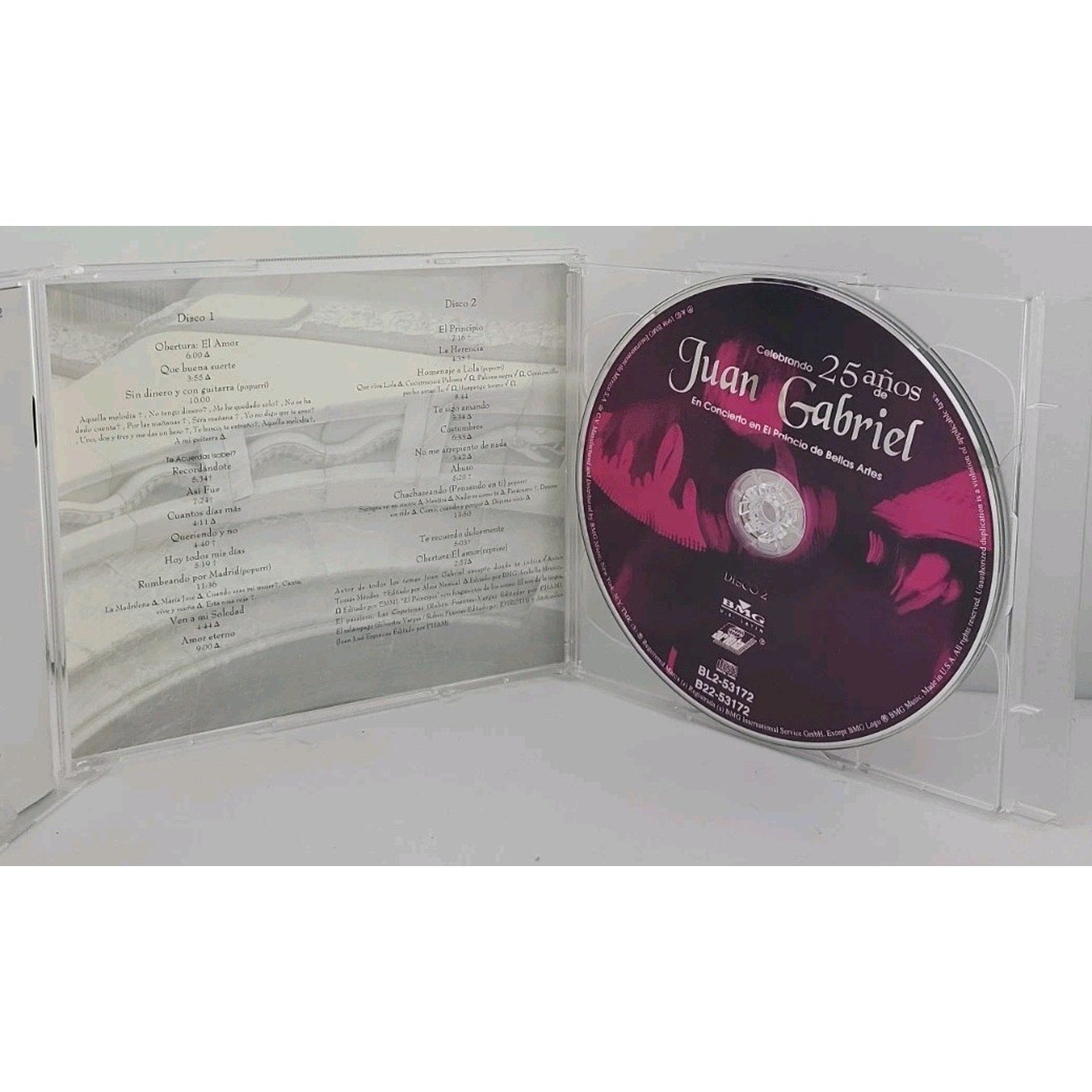 Celebracion De 25 Anos De Gabriel En Bellas Artes by Gabriel, Juan (CD, 2022)