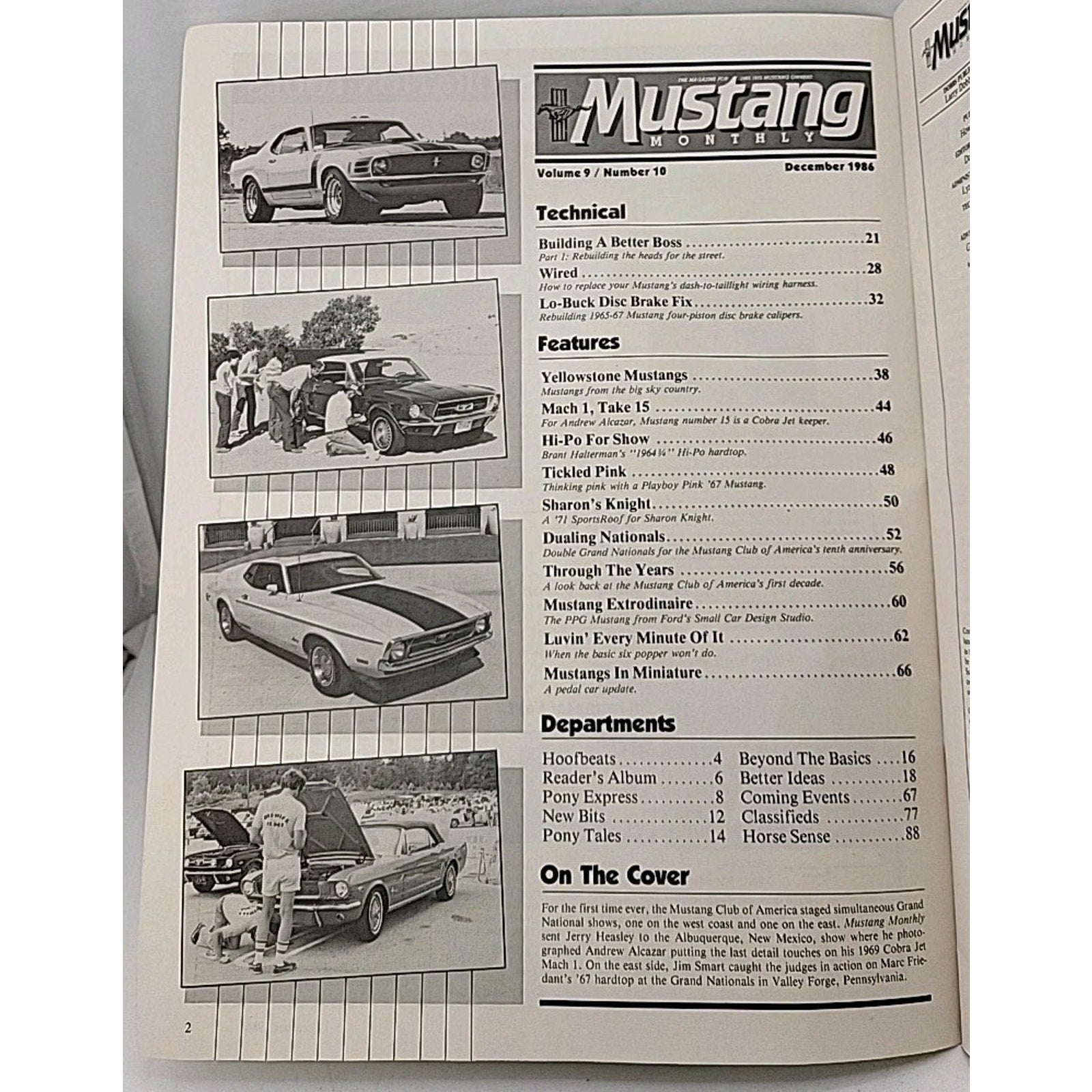 Mustang Monthly Magazine - December 1986 - Volume 9 Number 10