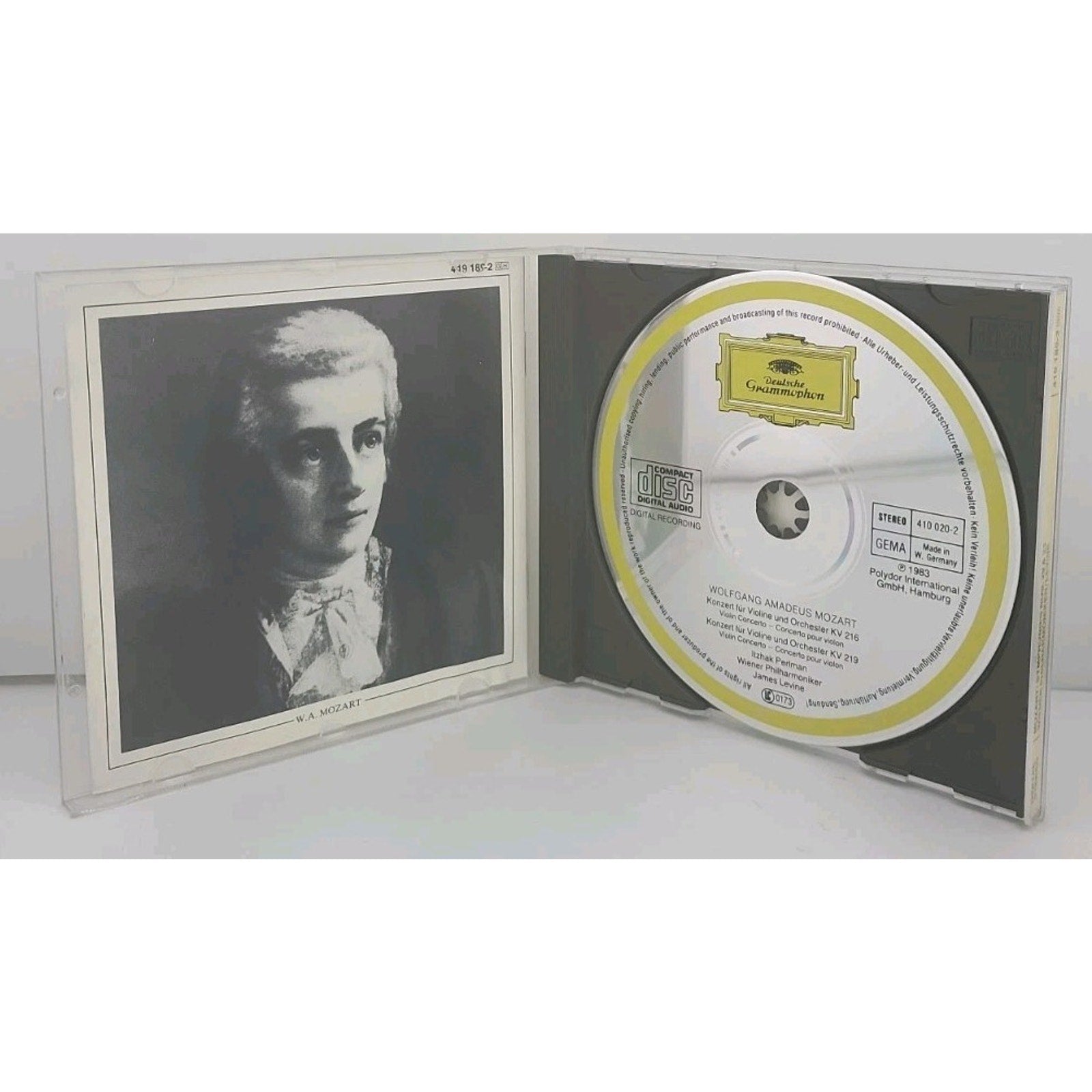 Mozart: Symphonies Nos. 29 & 34 ~ Levine - Music CD 1990-10-25 - Deutsche