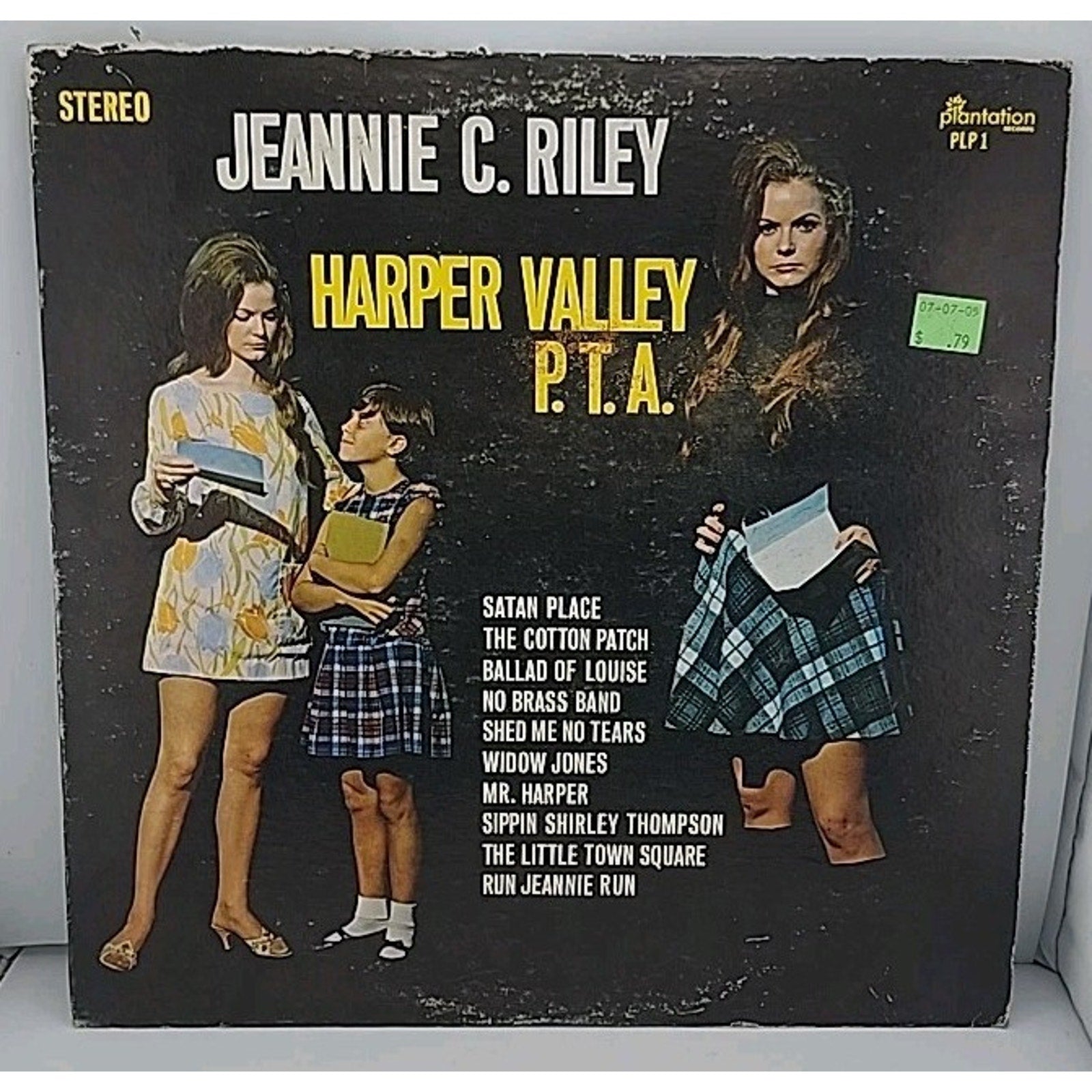 Jeannie C. Riley - Harper Valley P.T.A. - Plantation Records - PLP 1 - LP, Album