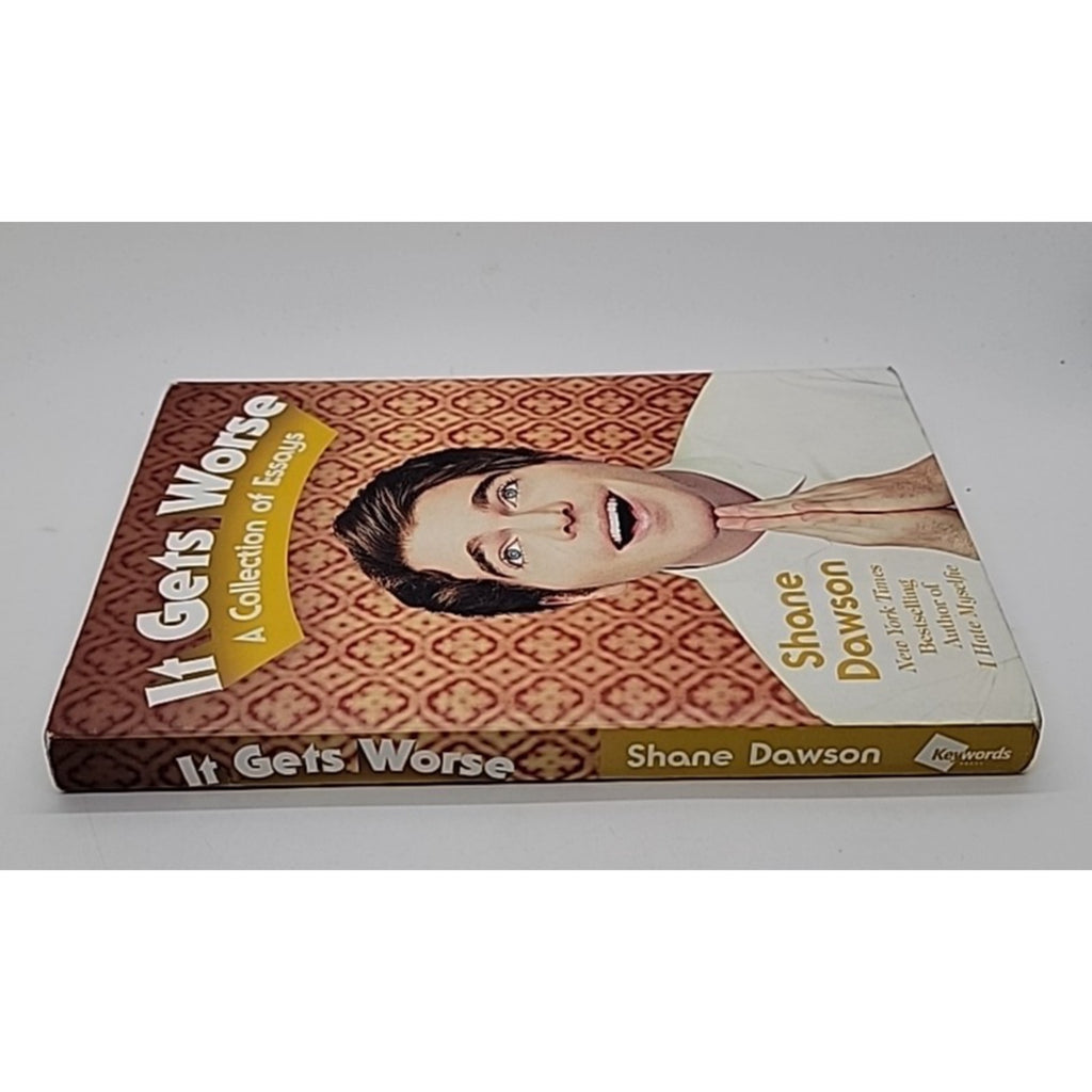 It Gets Worse : A Collection of Essays by Shane Dawson (2016, Trade Paperback)