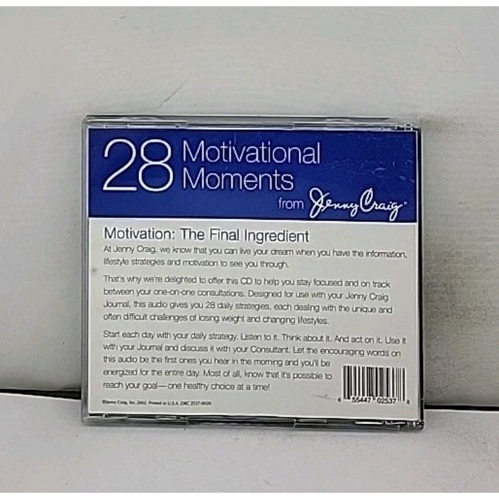 Jenny Craig 28 To Motivate Daily Strategies (CD, 2002, 2-Disc Set)