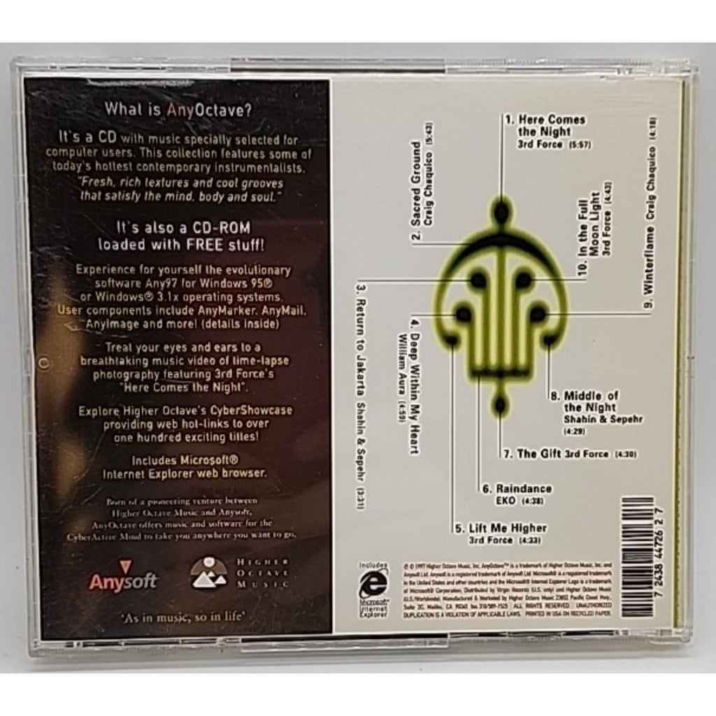 Any Octave: Music for the Cyberactive Mind by Various Artists (CD, Nov-1997)