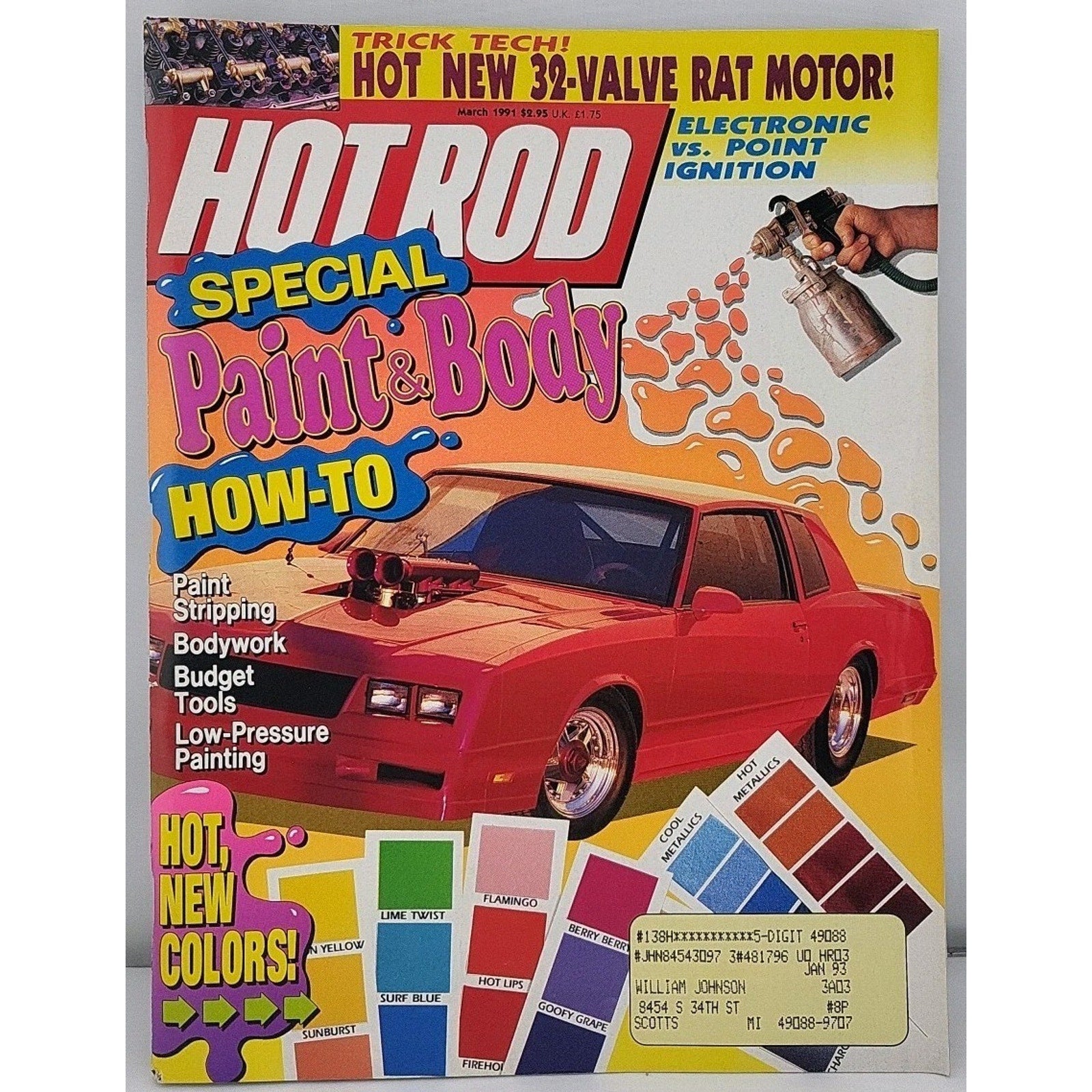 Hot Rod Magazine March 1991