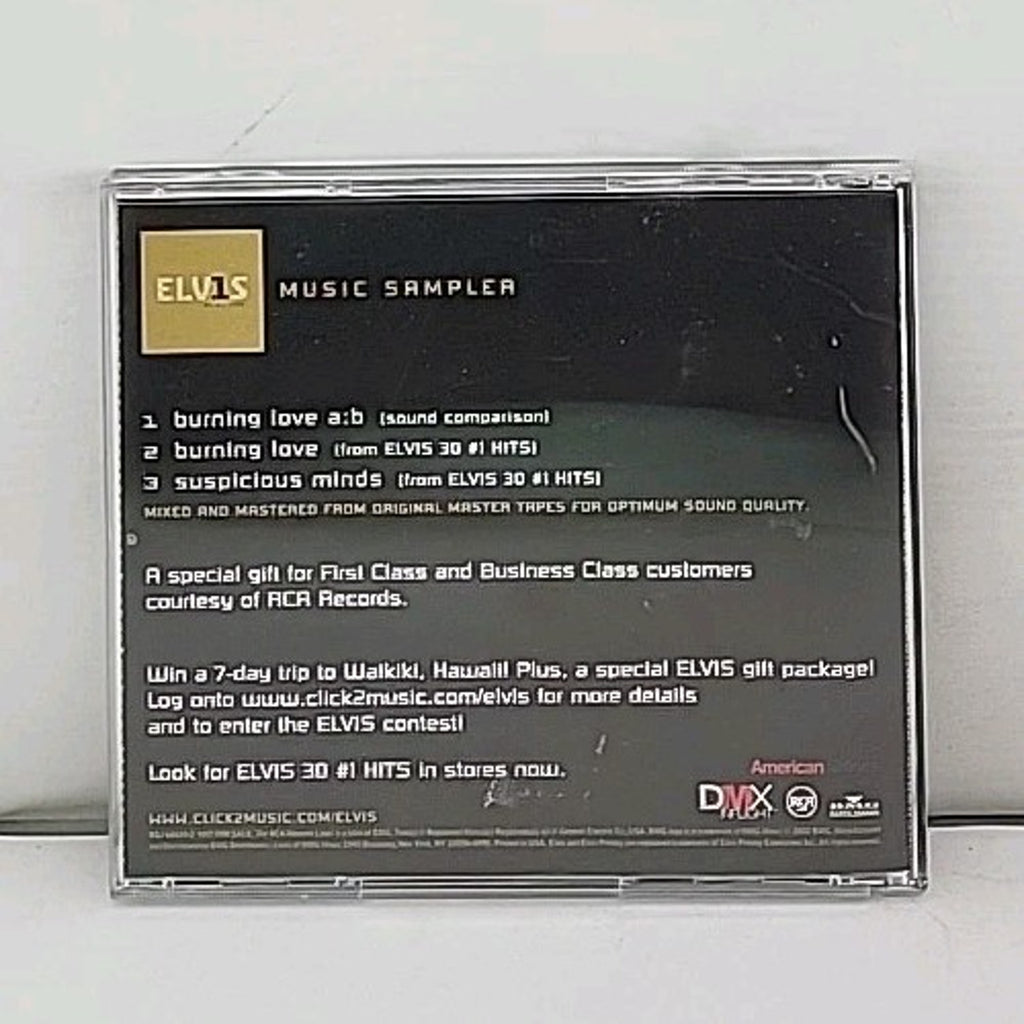 Elvis Presley Music Sampler 30 #1 Hits CD