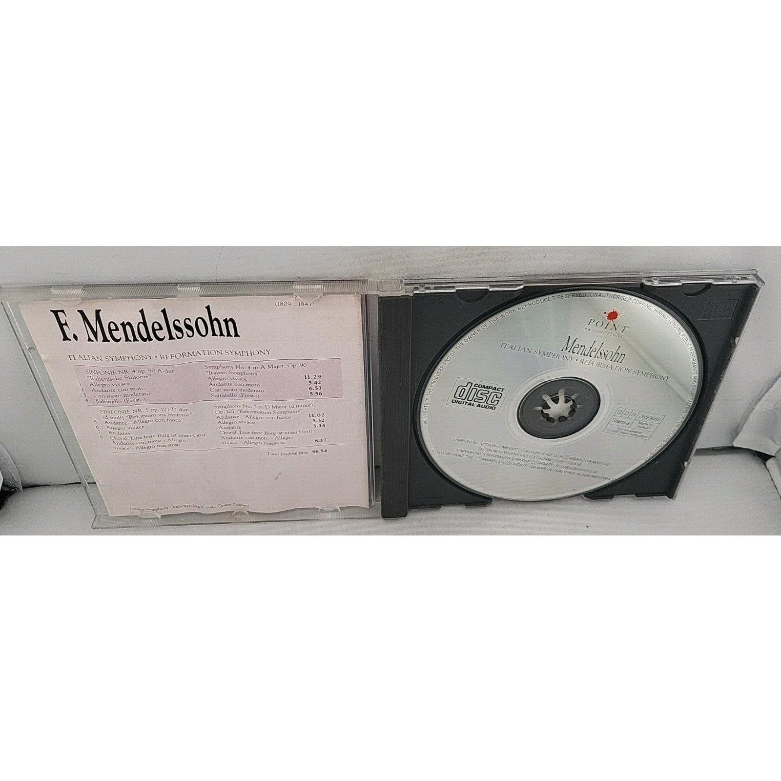 Italian Symphony / Reformation Symphony - Audio CD By Mendelssohn