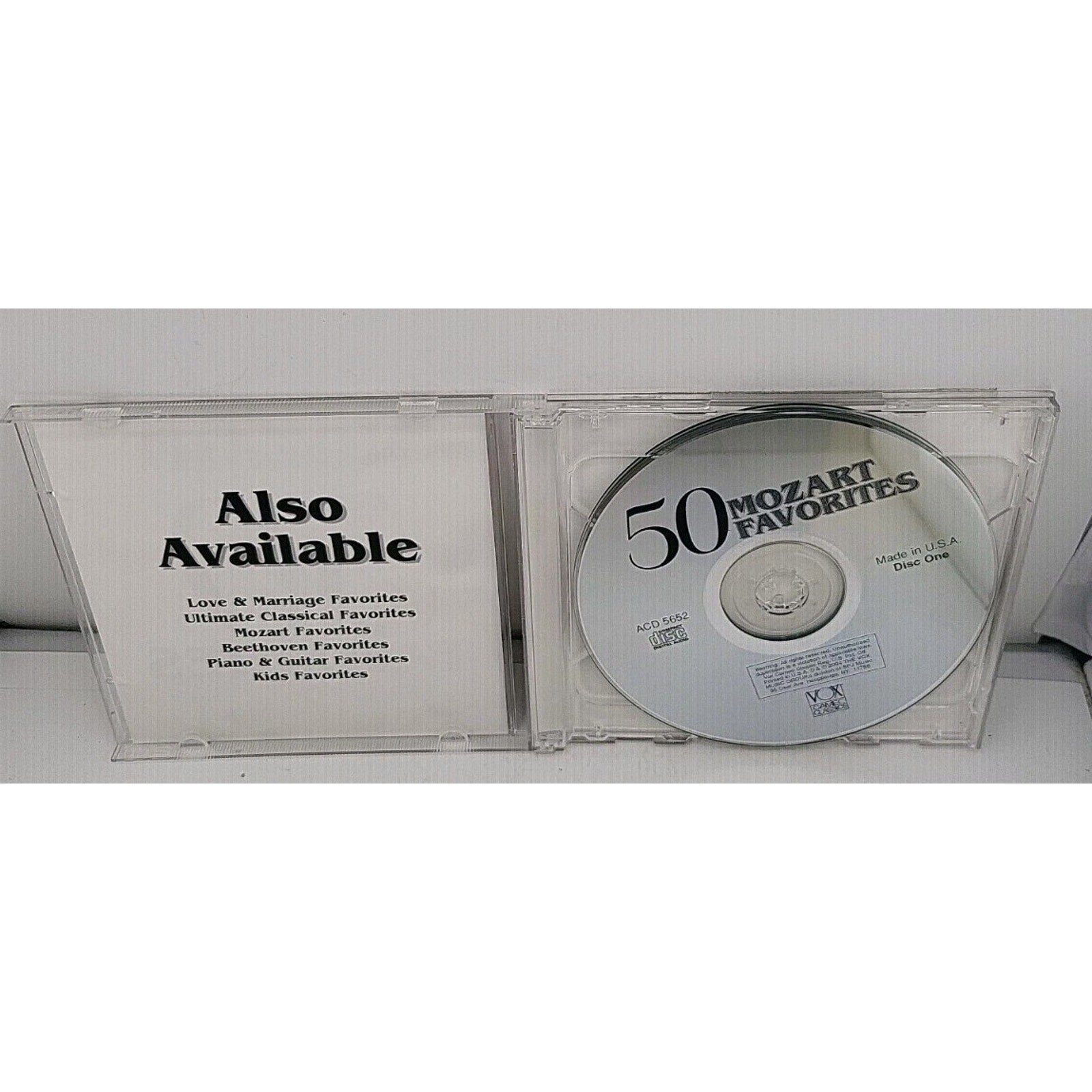 50 Mozart Favorites by Various (CD, 2005)
