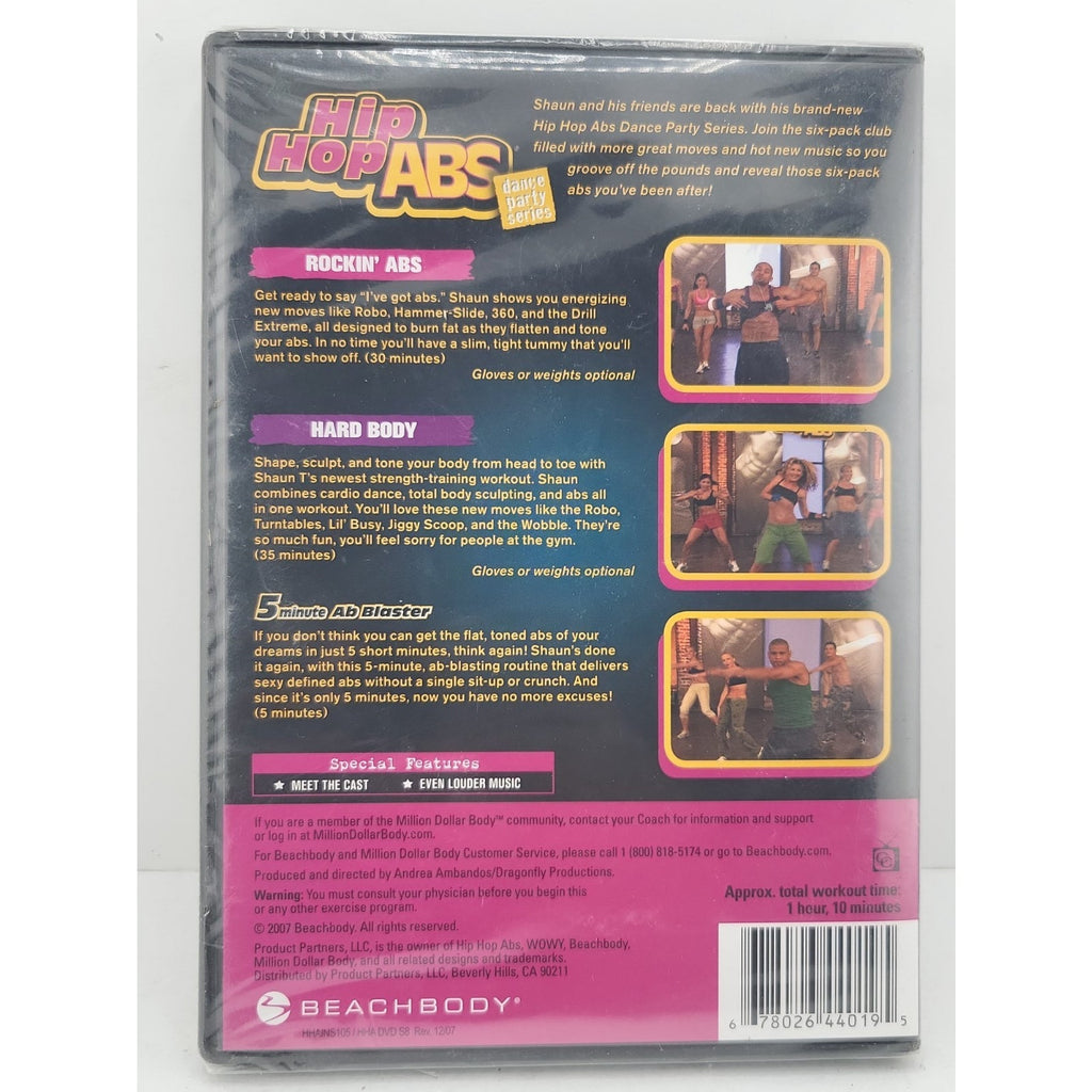 Hip Hop Abs (Dance Party Series) DVD *Brand New*