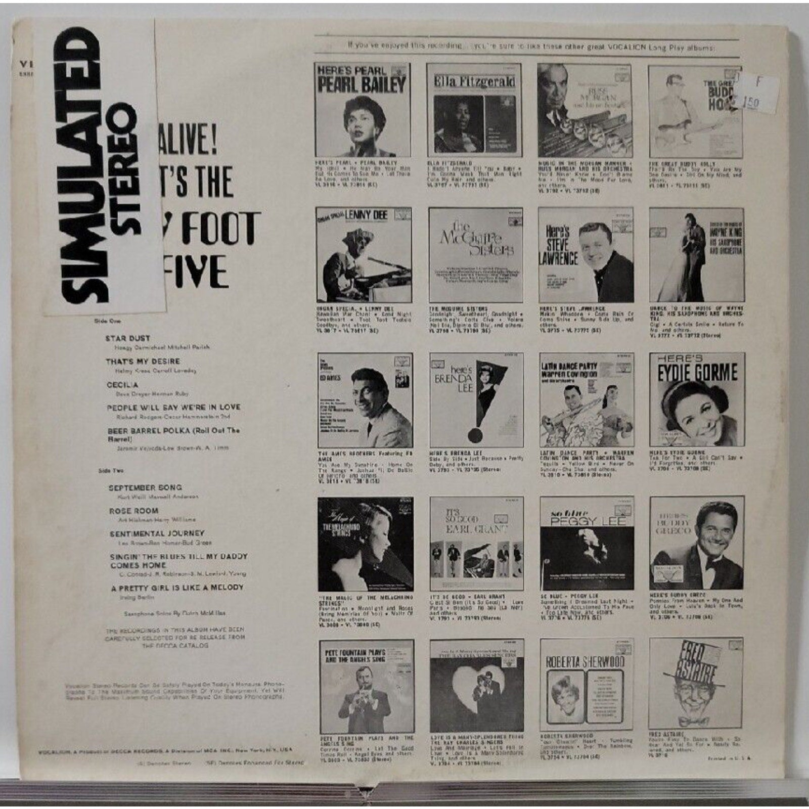 Slew Foot Five Man Alive It’S The Slew Foot Five (Record)