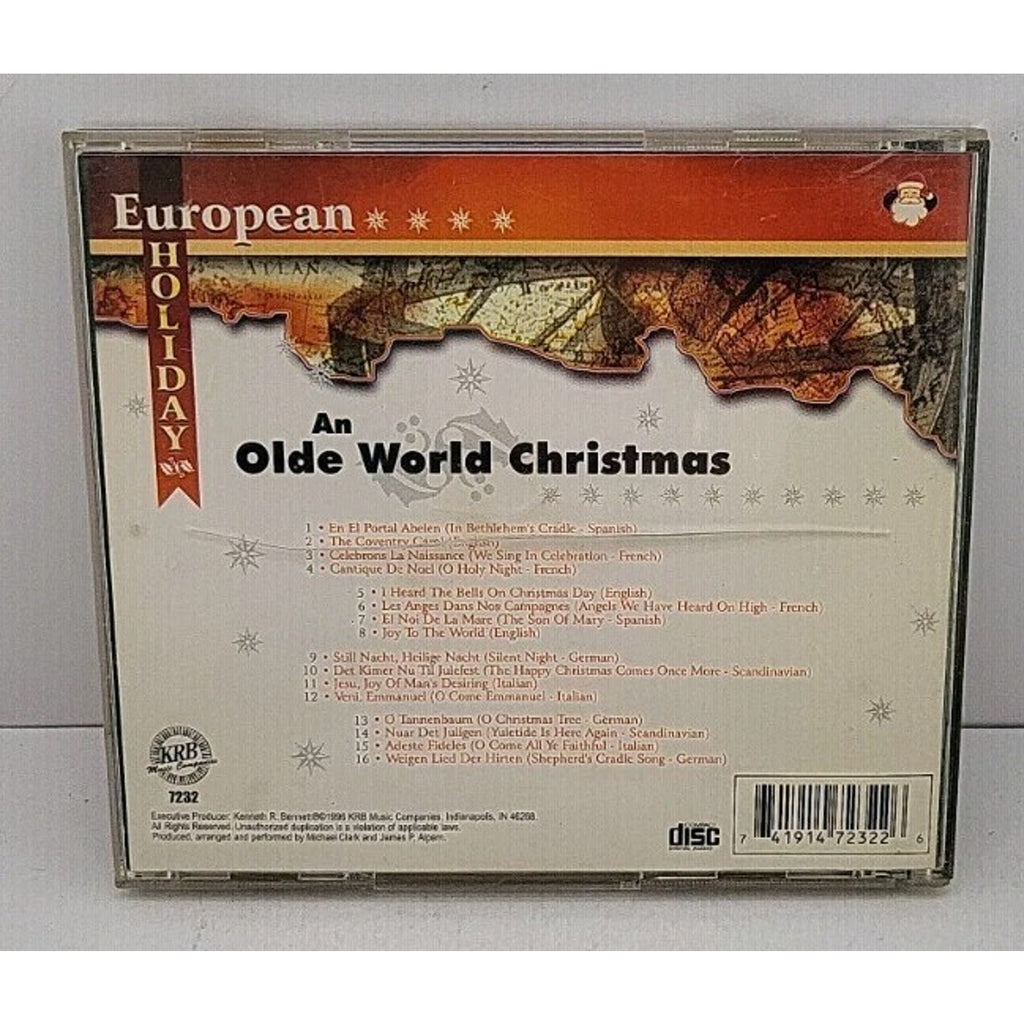 European Holiday An Olde Christmas Spanish French German Italian Scandinavian CD