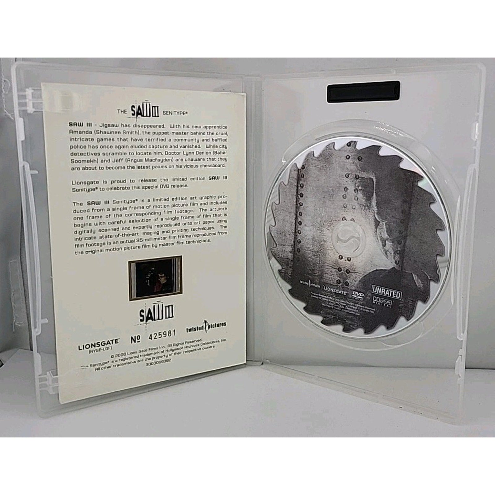 Saw 3 (DVD, 2006)