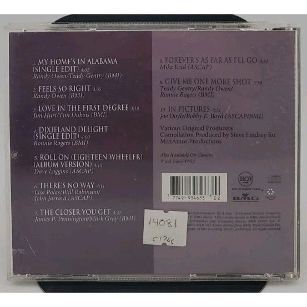 Super Hits by Alabama (CD, May-1996, RCA)