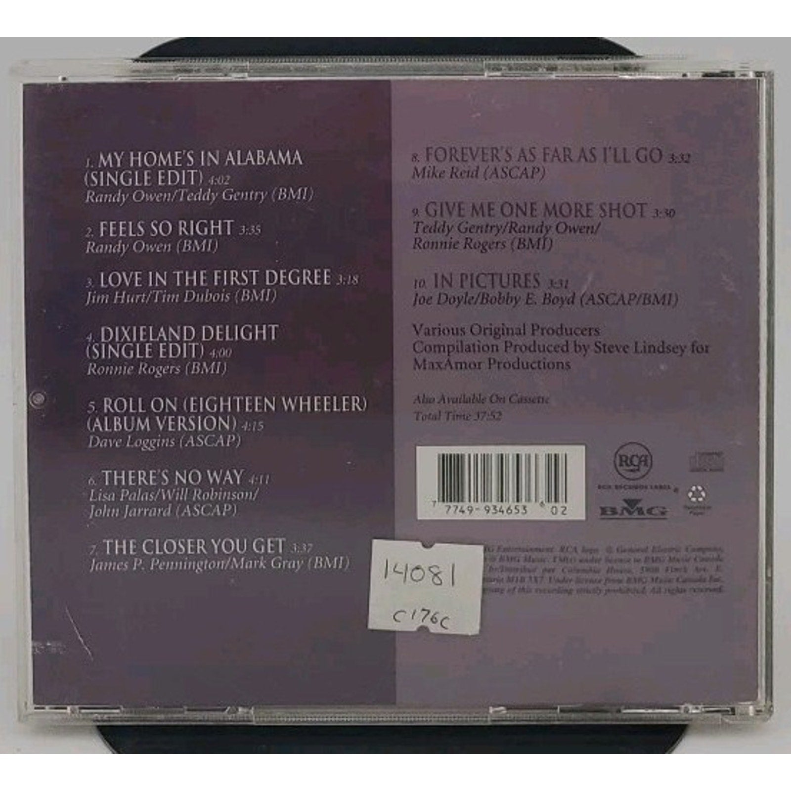Super Hits by Alabama (CD, May-1996, RCA)