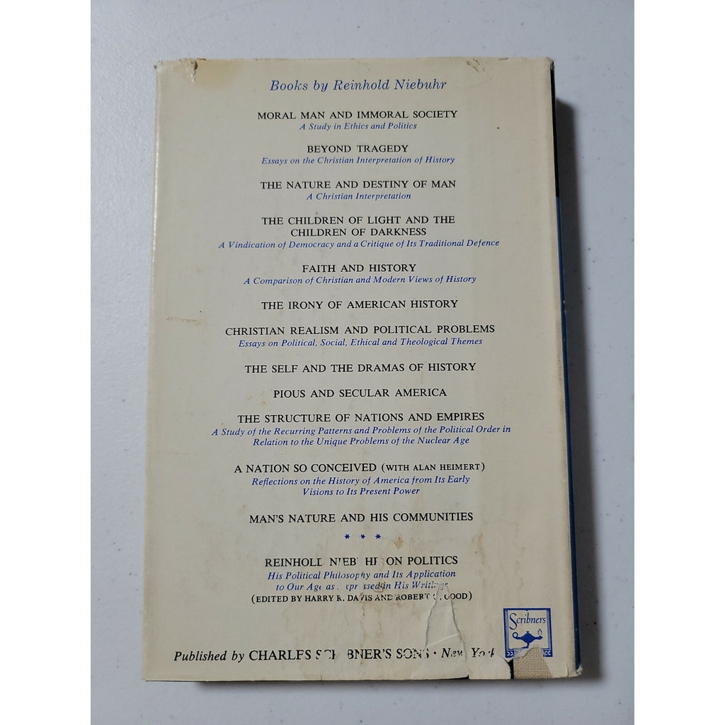 Reinhold Niebuh Man's Nature And His Communities
