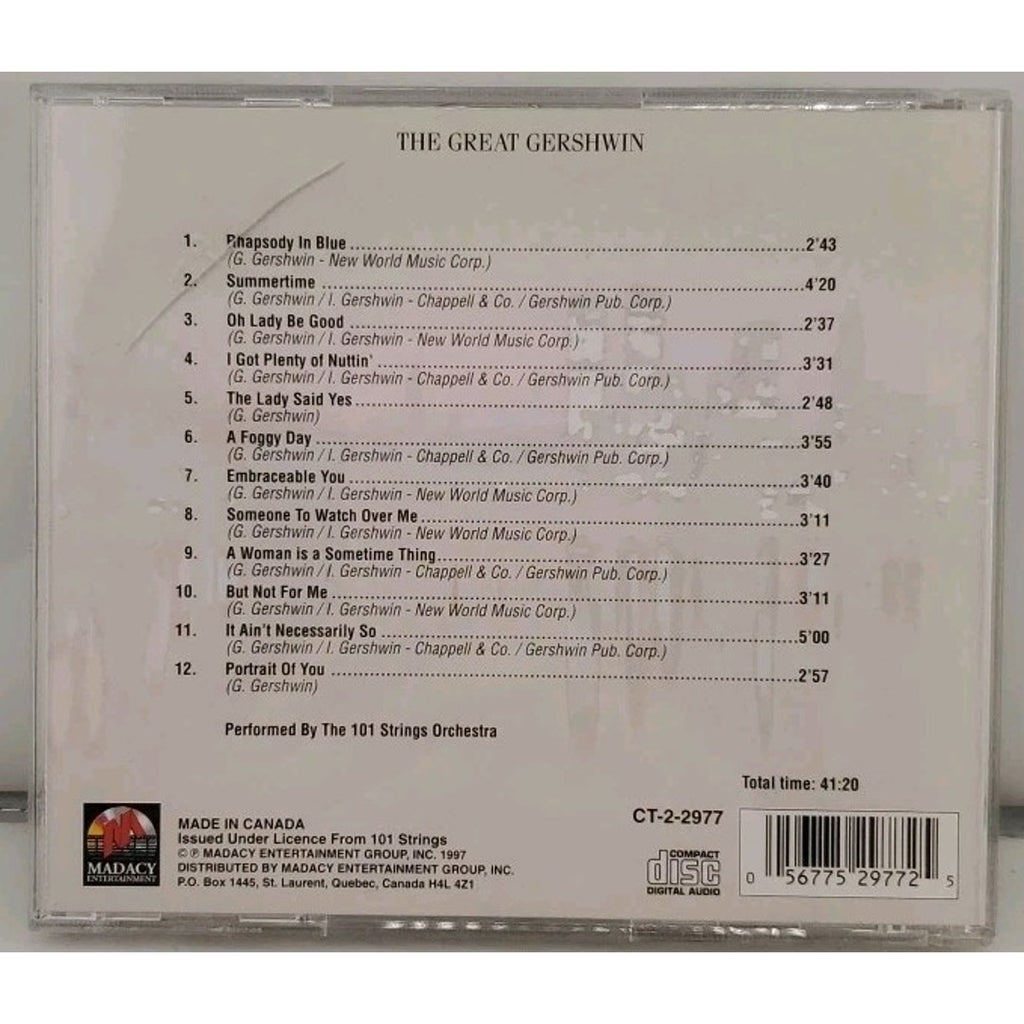 Classical Treasures The Great Gershwin (CD 1997)