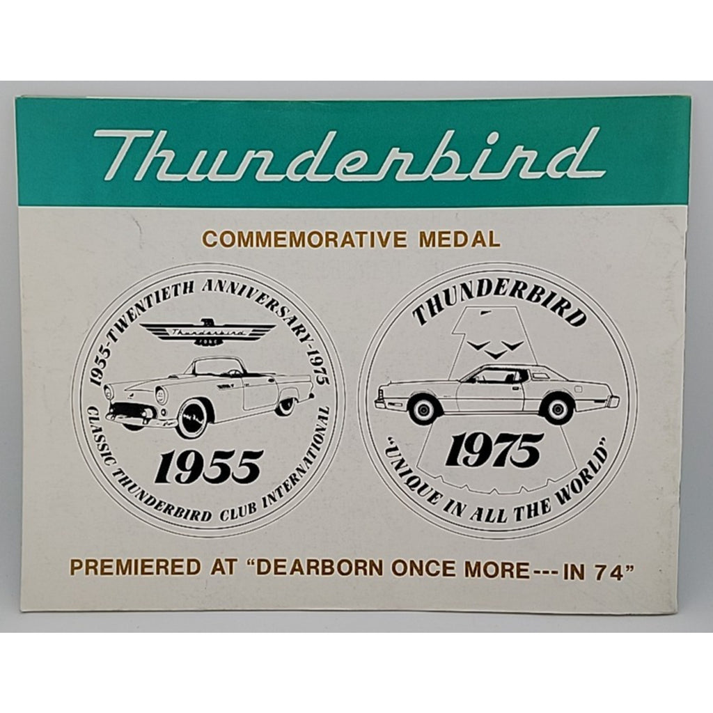 1974 Ford Thunderbird Club International National Convention Program Booklet