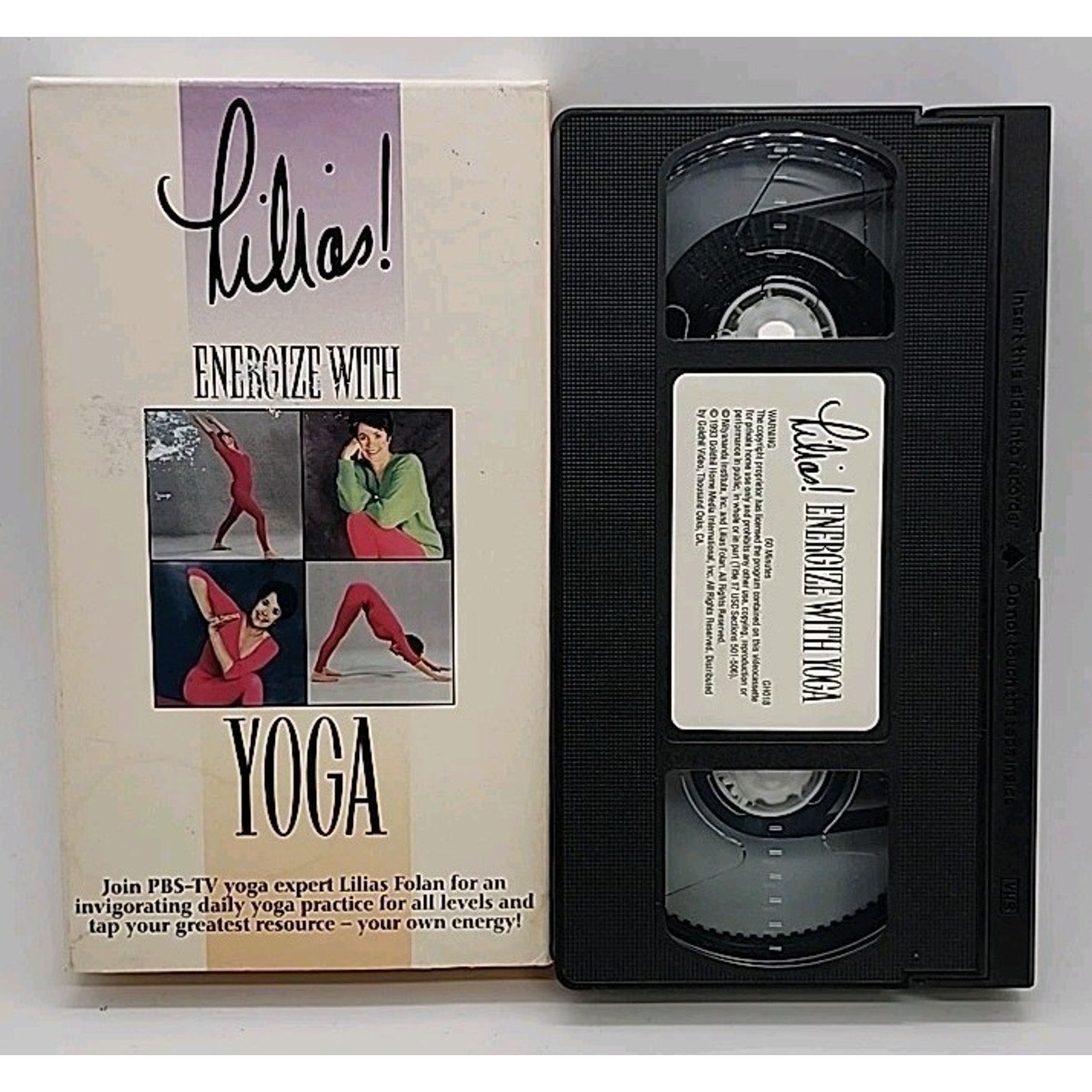 Lilias Energize With Yoga (VHS, 1999)