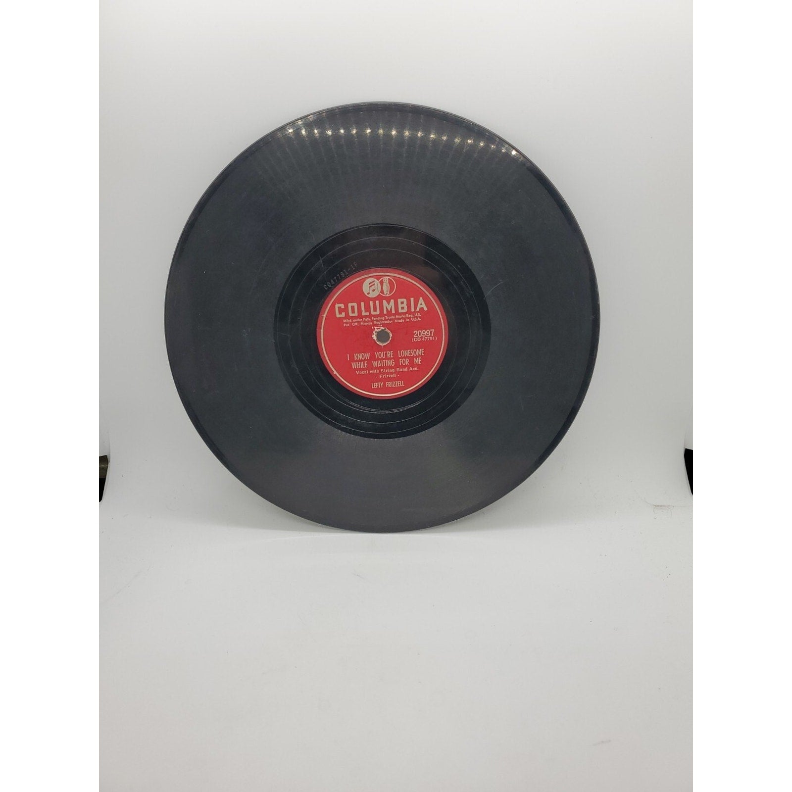 Lefty Frizzell - Forever/ I Know You're Lonesome While Waiting For Me (Record)
