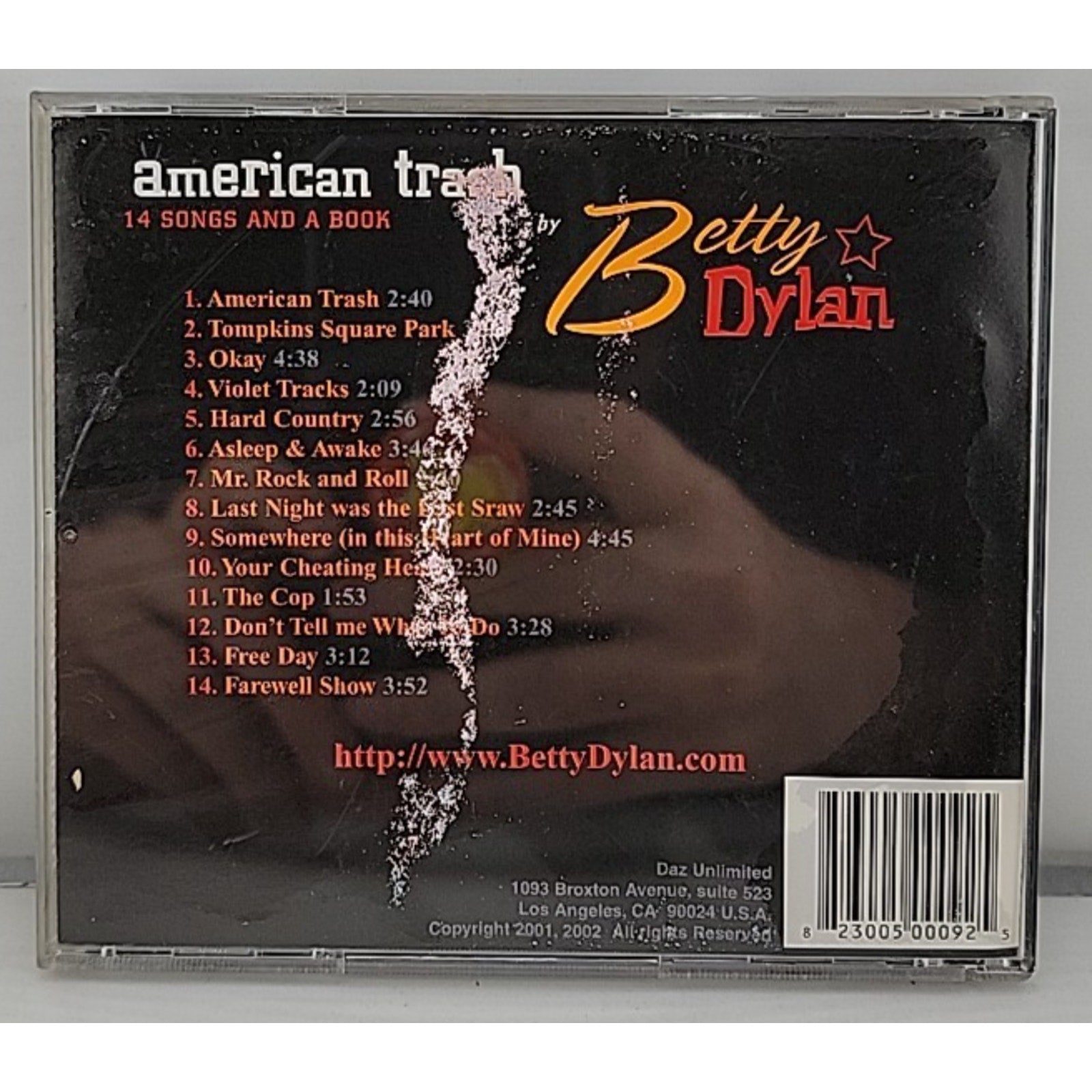 American Trash by Betty Dylan (CD, Oct-2002, Daz Unlimited)