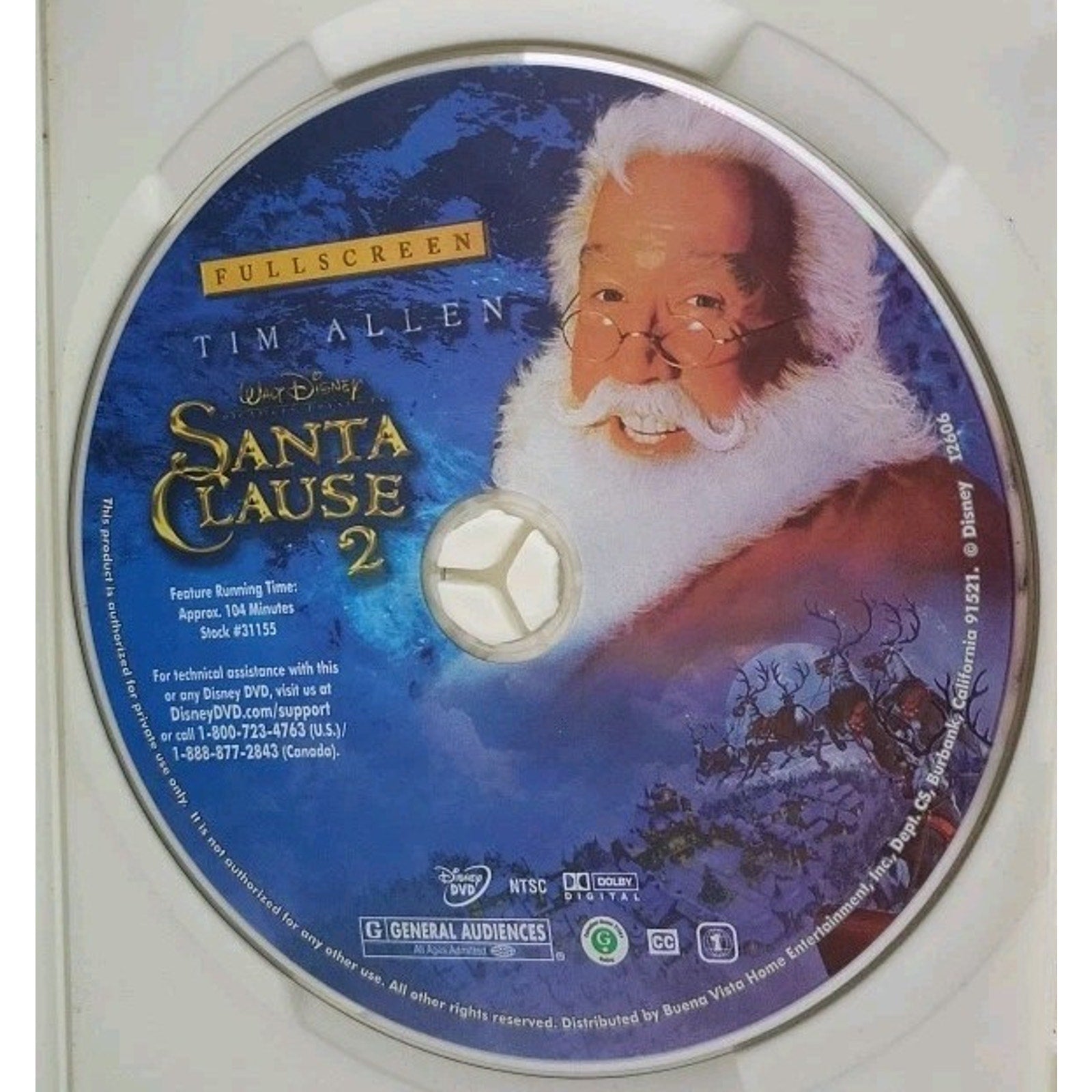 The Santa Clause 2 (DVD, 2002)