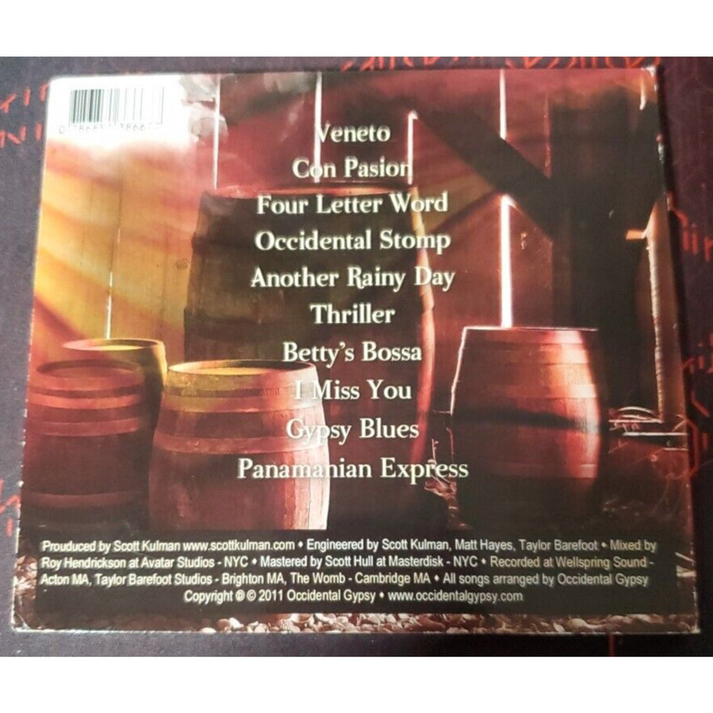 Over Here - Music CD - Occidental Gyspy - - Occidental Gyspy Music