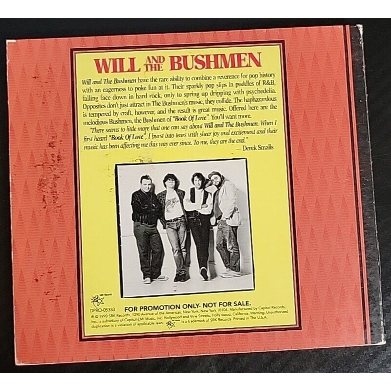 Will And The Bushmen Book Of Love CD