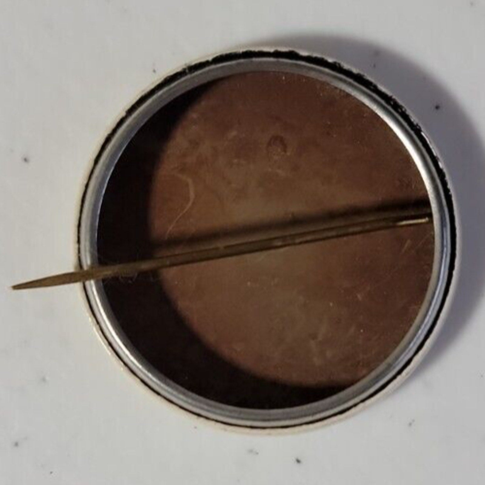 No Gown Permit St. Ignace Tri - Centennial Pinback