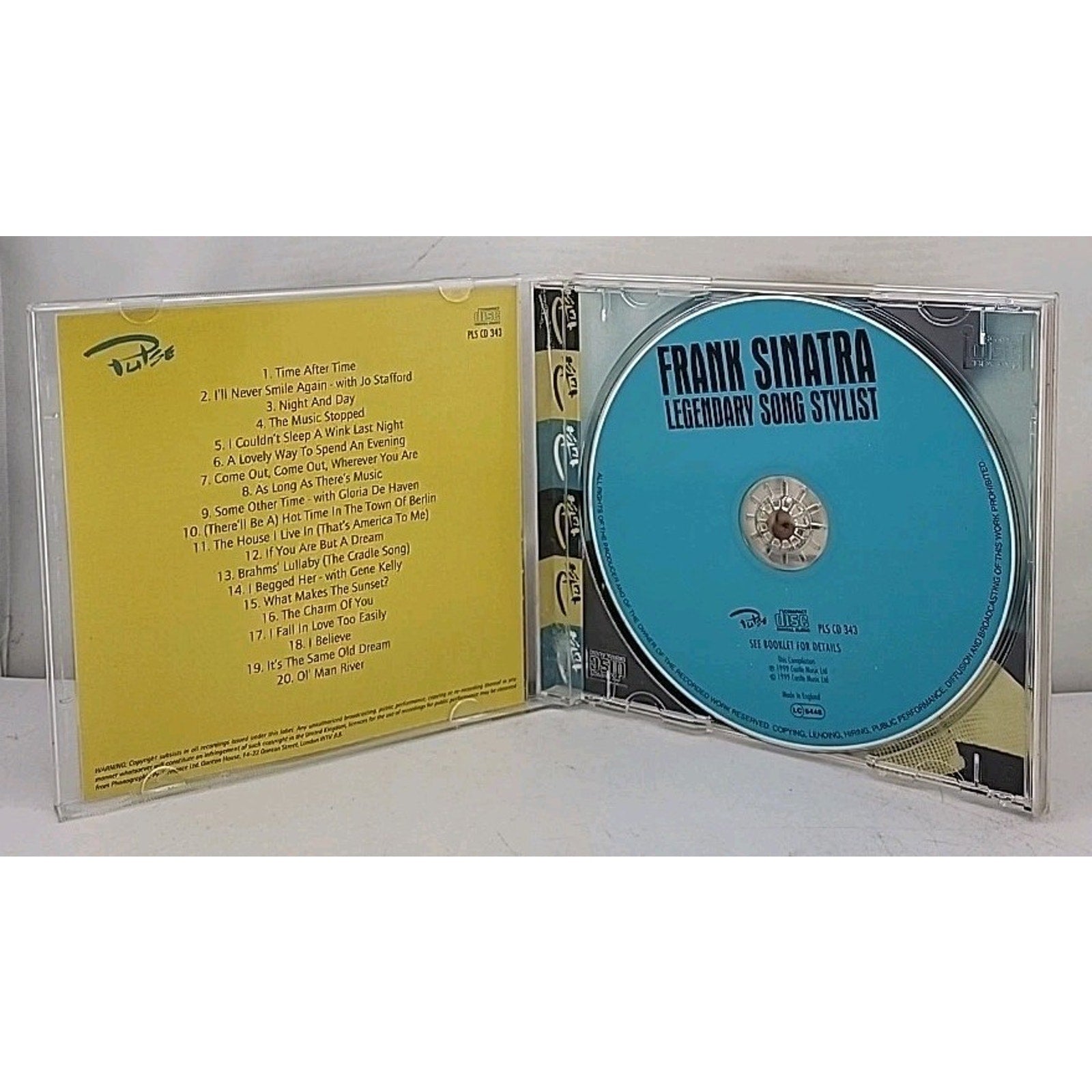 Frank Sinatra Legendary Song Stylist Rare 20 Track CD