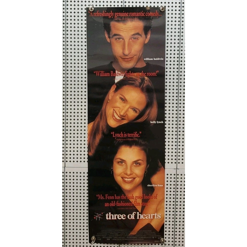 Three Of Hearts Movie Poster 11x34
