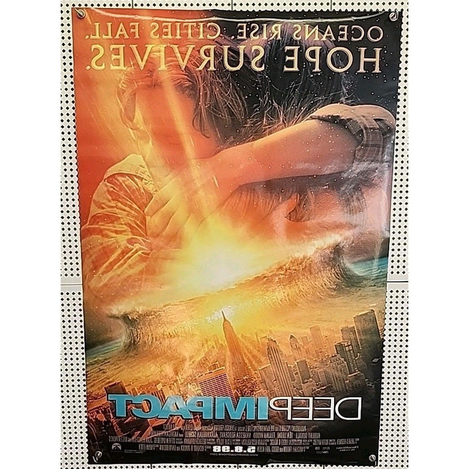 Deep Impact (1998) Original Movie Poster - Rolled - Double-Sided 27x40